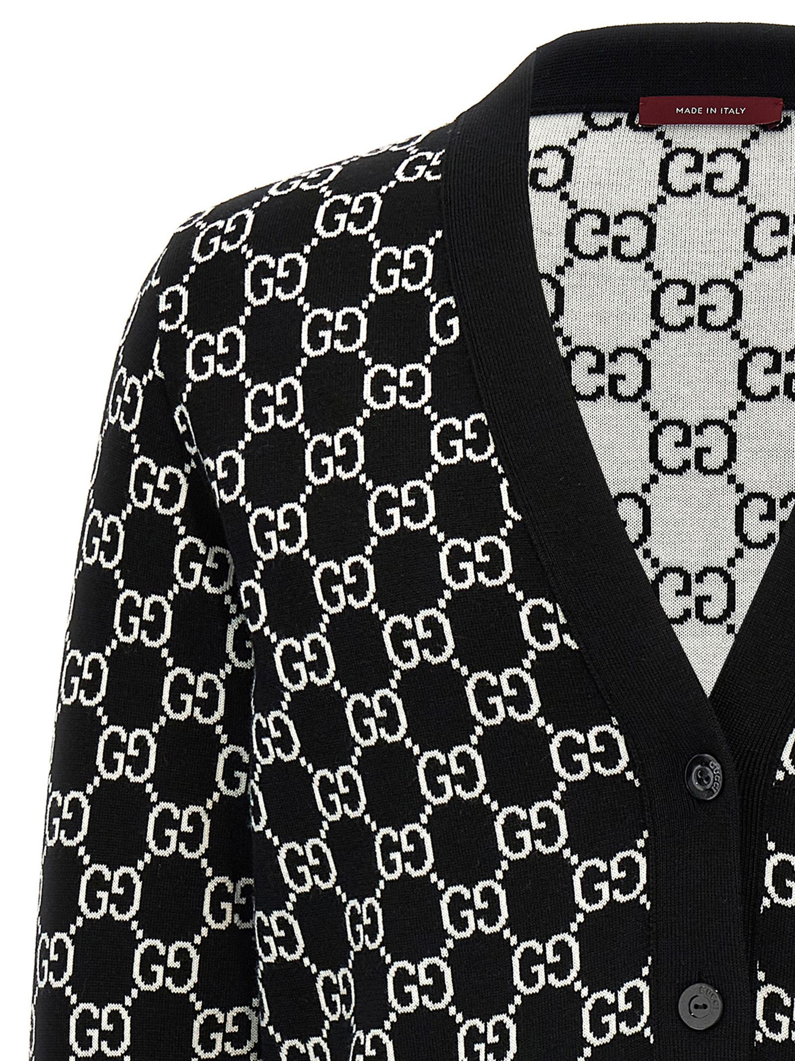 Gucci Bicolor Wool Women's Cardigan - Gucci - Modalova