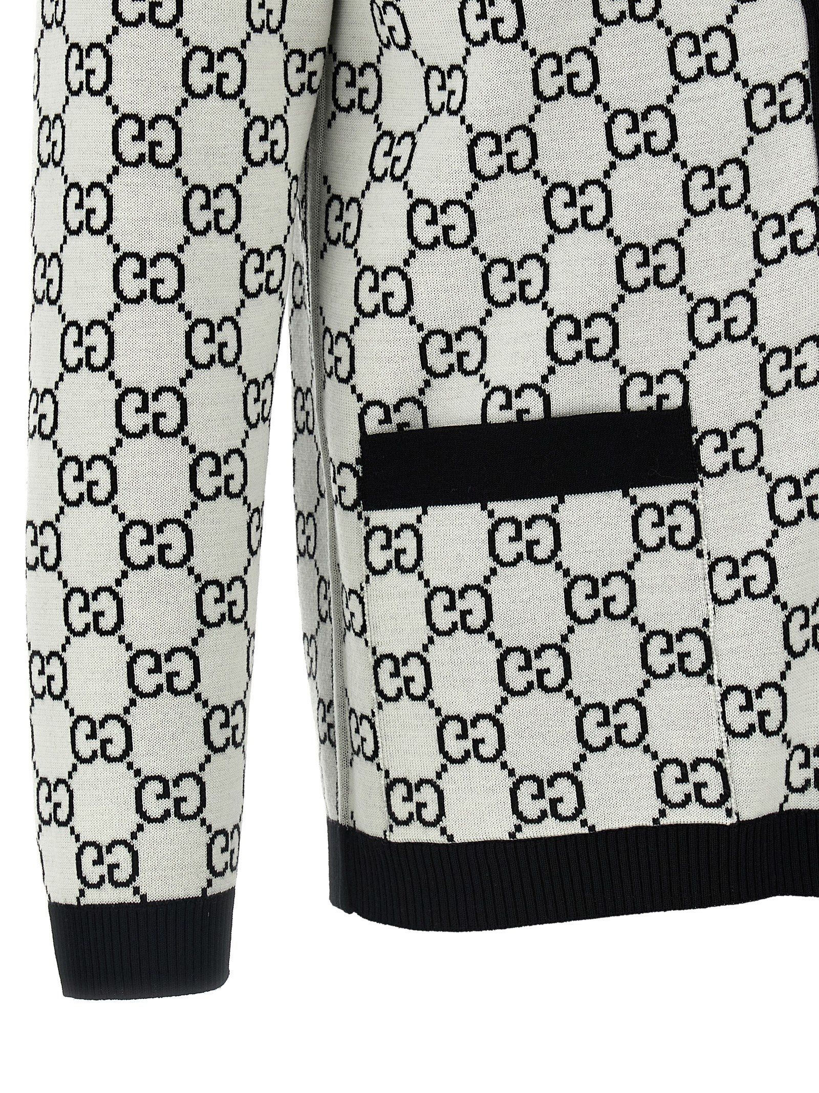 Gucci Bicolor Wool Women's Cardigan - Gucci - Modalova