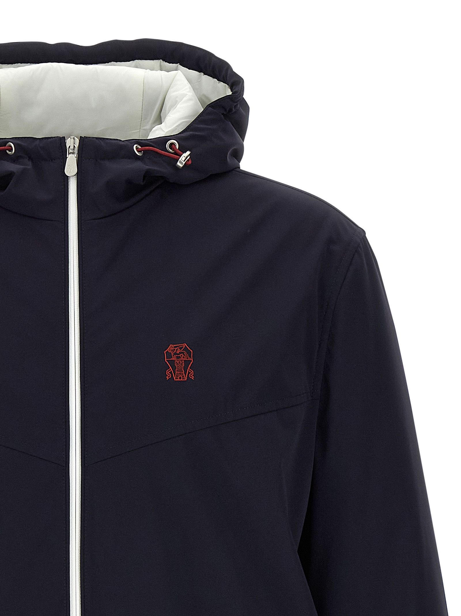 Polyamide Shell Men's Jacket - Brunello Cucinelli - Modalova
