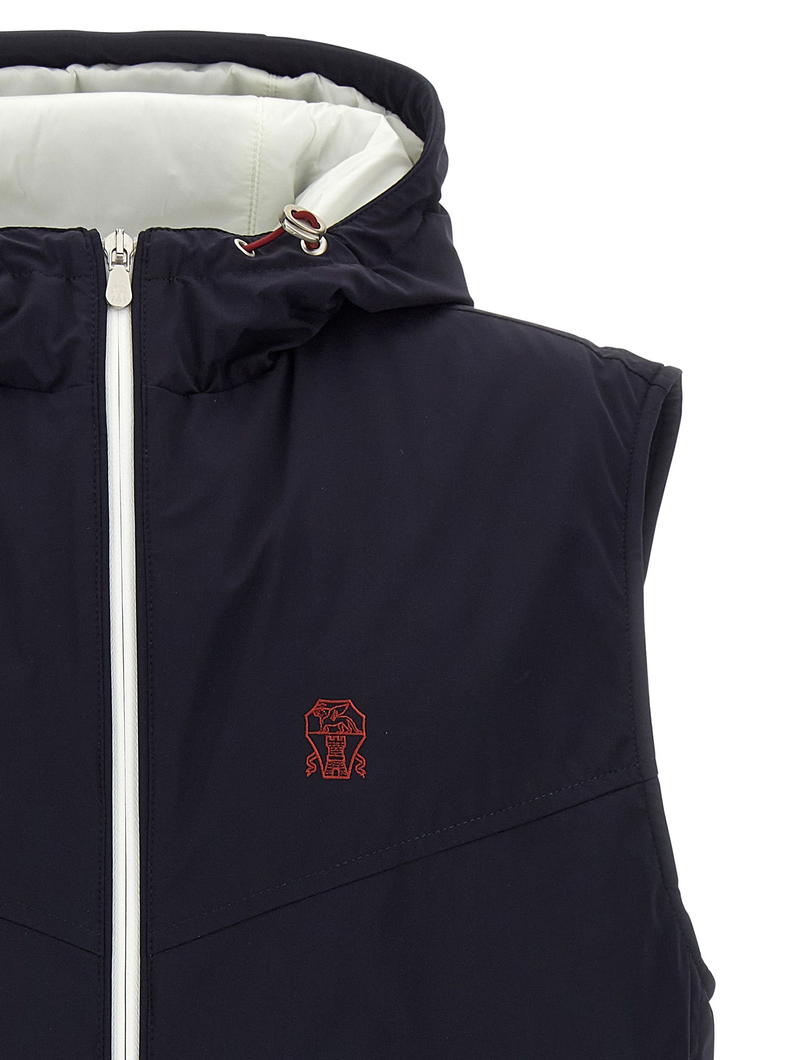 Polyamide Sleeveless Men's Jacket - Brunello Cucinelli - Modalova