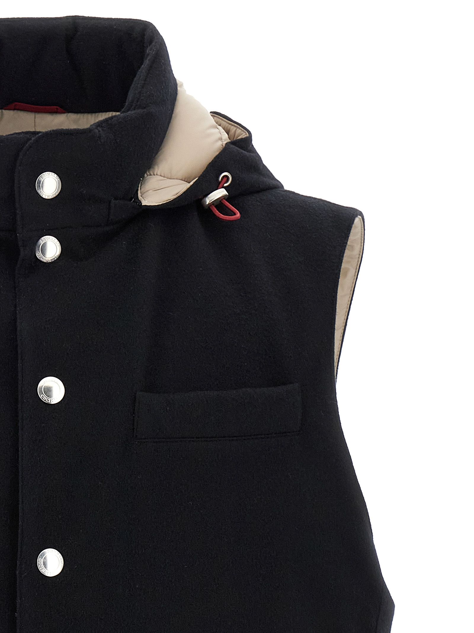 Wool Sleeveless Men's Jacket - Brunello Cucinelli - Modalova