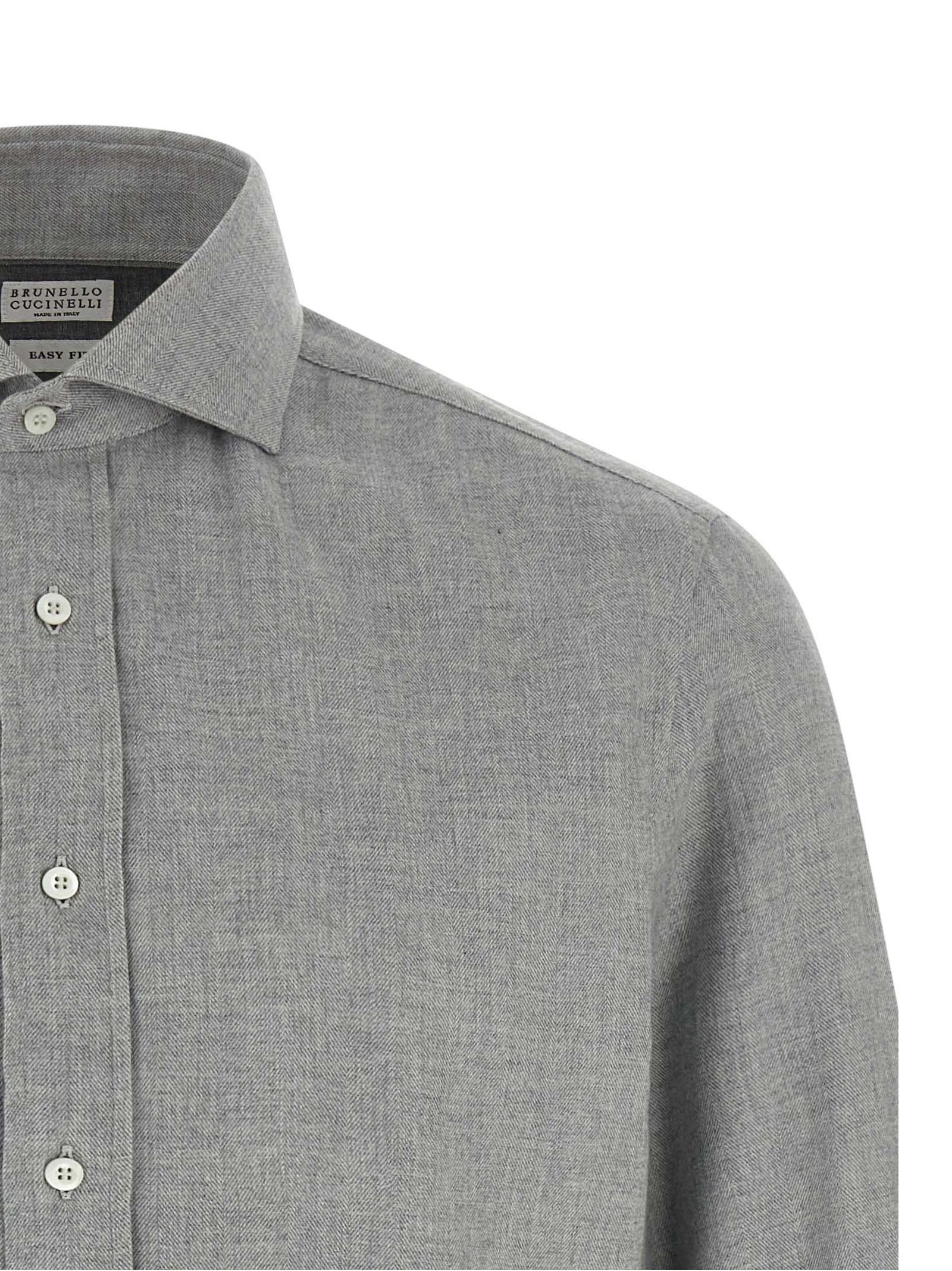 Cotton Men's Blouse - Brunello Cucinelli - Modalova