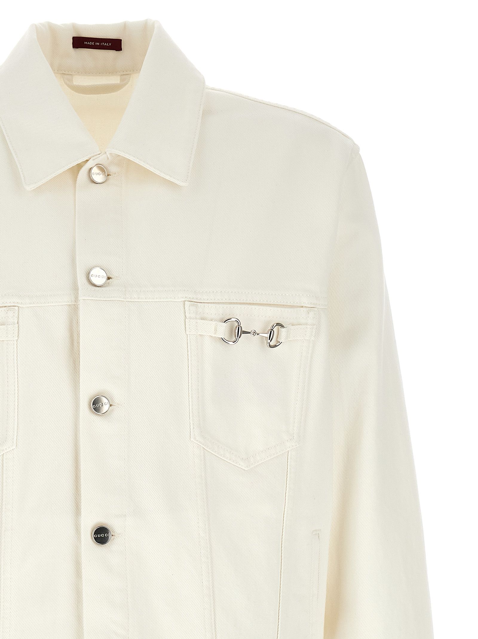 Cotton Denim Men's Jacket - Gucci - Modalova