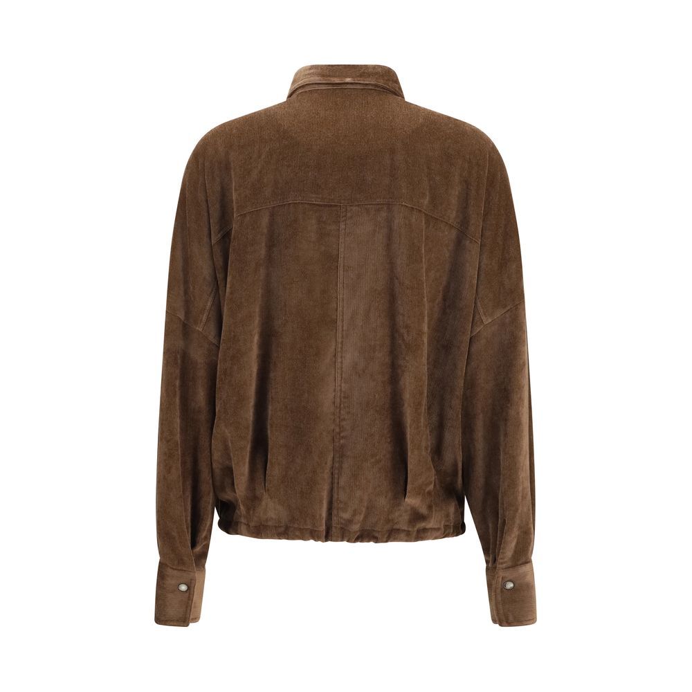 Viscose Pattern Women's Shirt - Brunello Cucinelli - Modalova