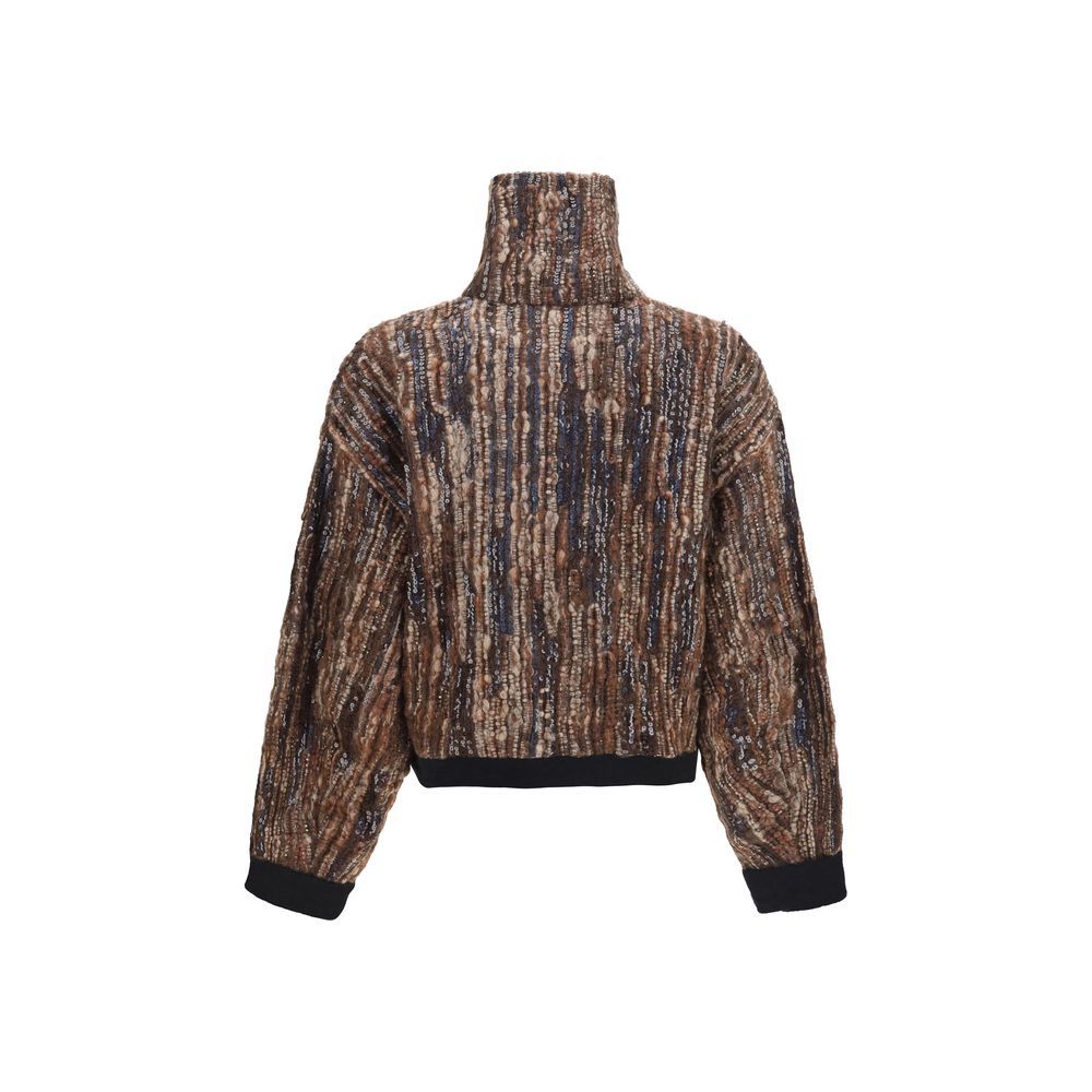 Mohair Full-Length Women's Jacket - Brunello Cucinelli - Modalova