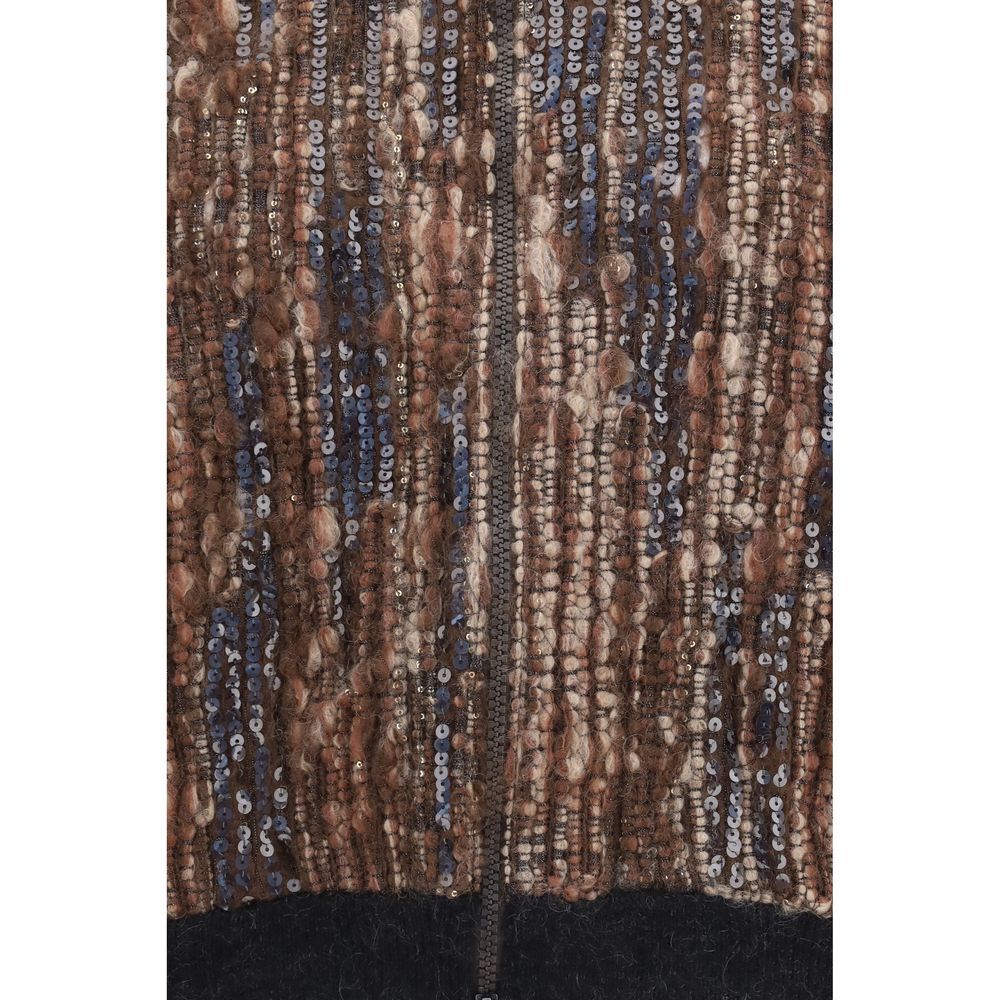Mohair Full-Length Women's Jacket - Brunello Cucinelli - Modalova