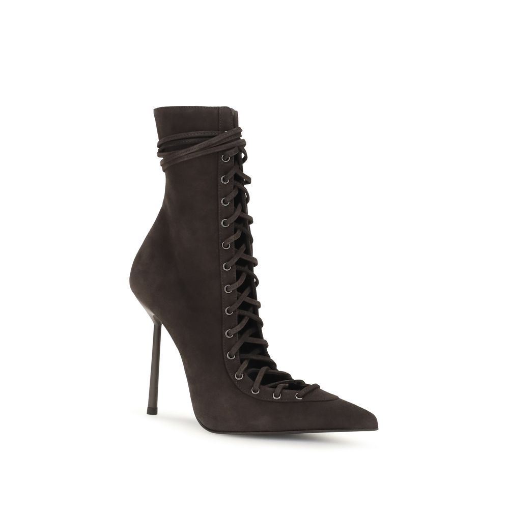 Calf Leather Bos Taurus Lace-Up Women's Boots - LE SILLA - Modalova