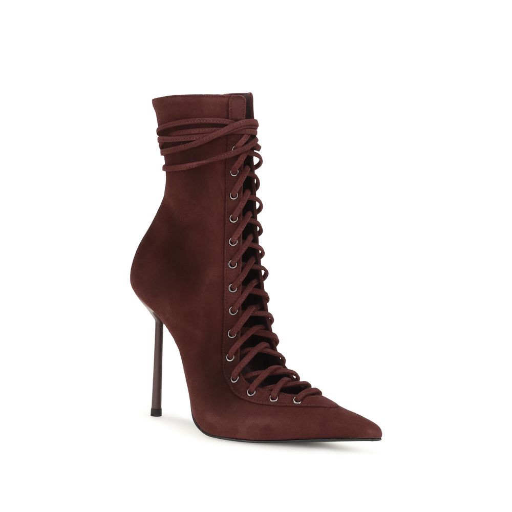 Calf Leather Bos Taurus Lace-Up Women's Boots - LE SILLA - Modalova