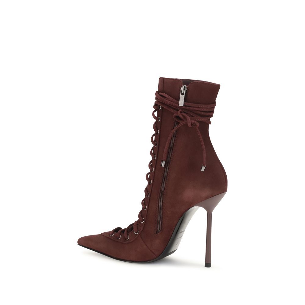 Calf Leather Bos Taurus Lace-Up Women's Boots - LE SILLA - Modalova