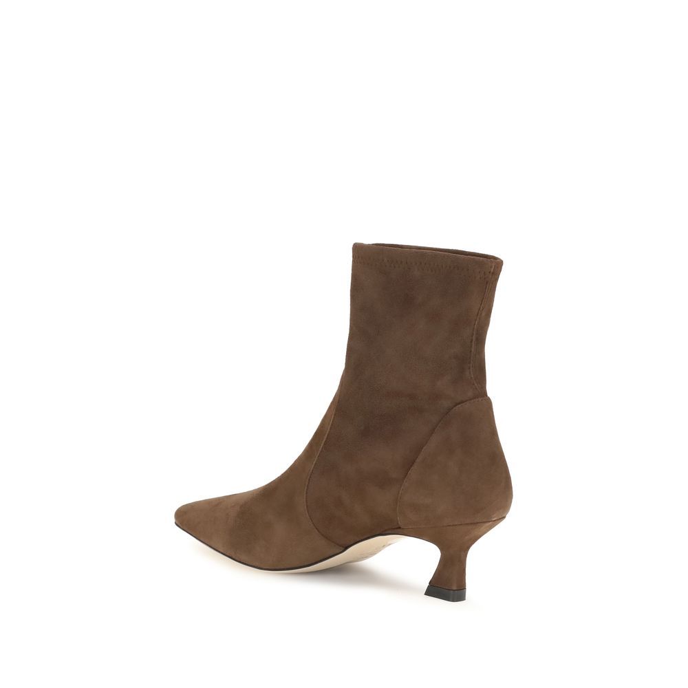 Calf Leather Bos Taurus Ankle Women's Boots - Stuart Weitzman - Modalova