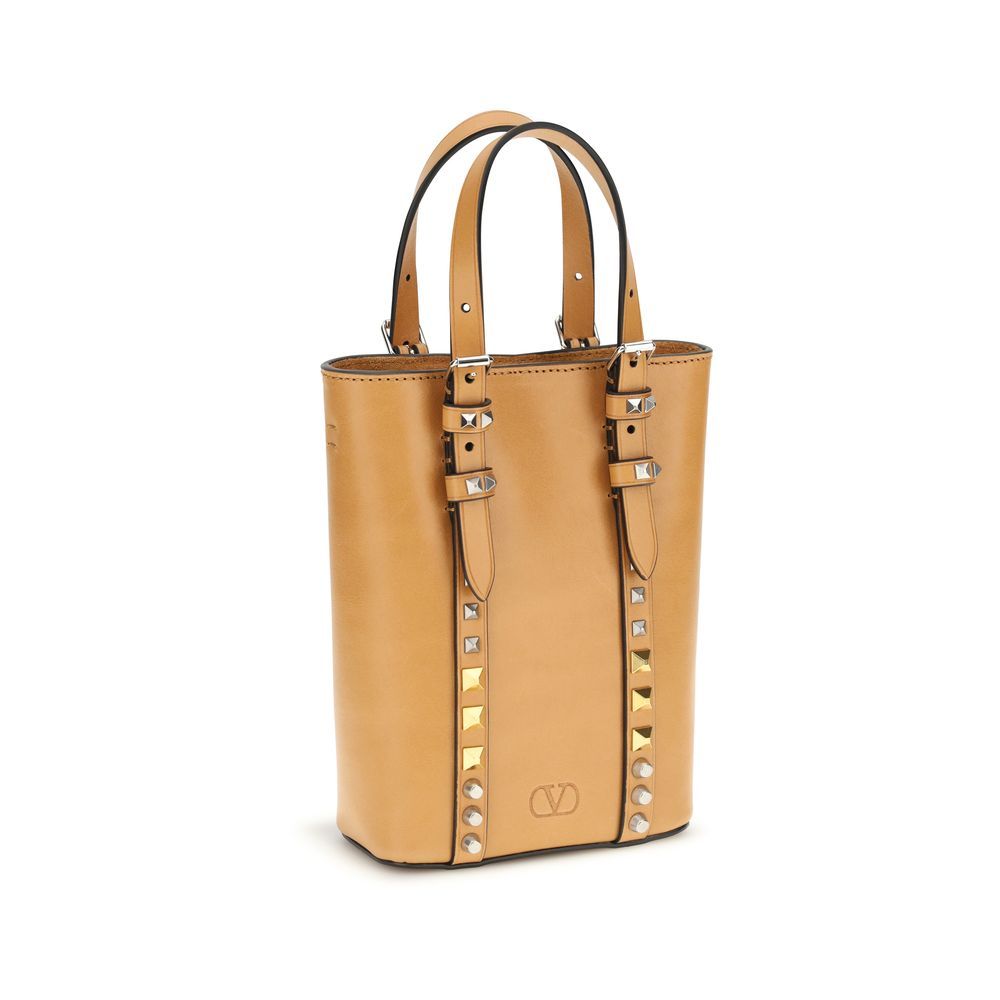 Calf Leather Bos Taurus Shoulder Men's Bag - Valentino Garavani - Modalova