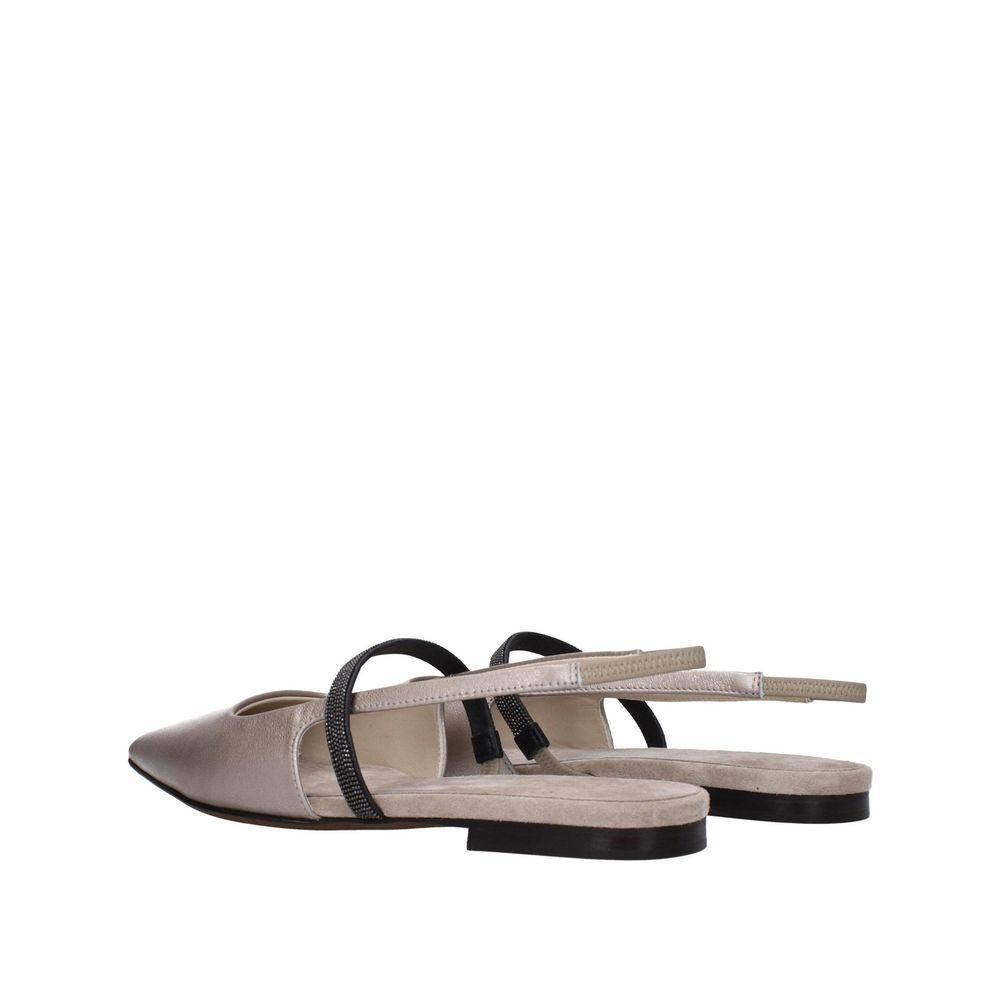 Leather Ballet Women's Flats - Brunello Cucinelli - Modalova