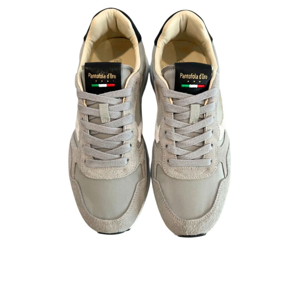 Grey Suede Men's Men's Sneaker - Pantofola D'Oro - Modalova