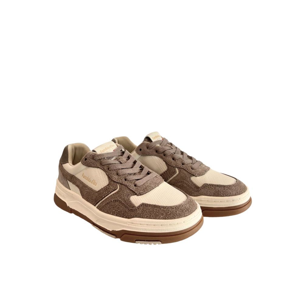 Grey Leather Men Men's Sneaker - Pantofola D'Oro - Modalova