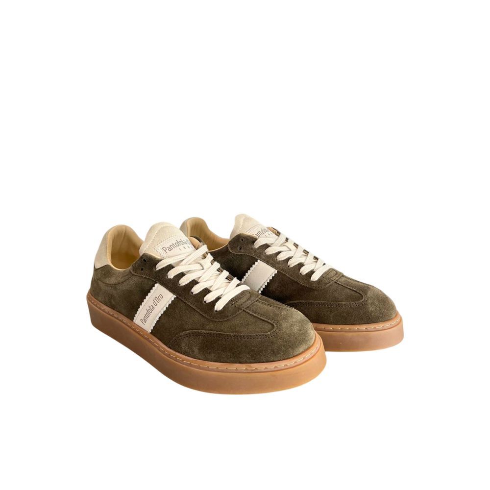 Green Suede Men Men's Sneaker - Pantofola D'Oro - Modalova