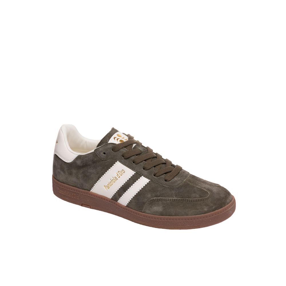 Green Suede Men's Men's Sneaker - Pantofola D'Oro - Modalova
