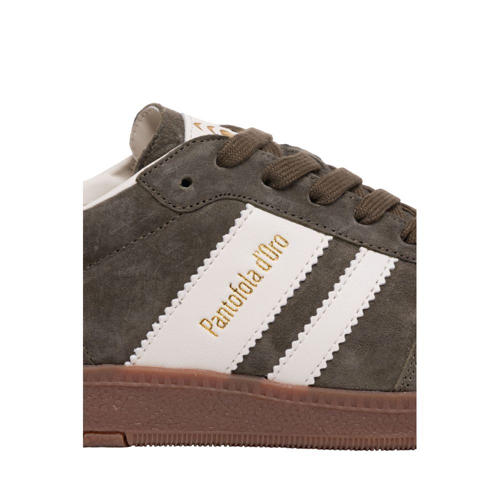 Green Suede Men's Men's Sneaker - Pantofola D'Oro - Modalova