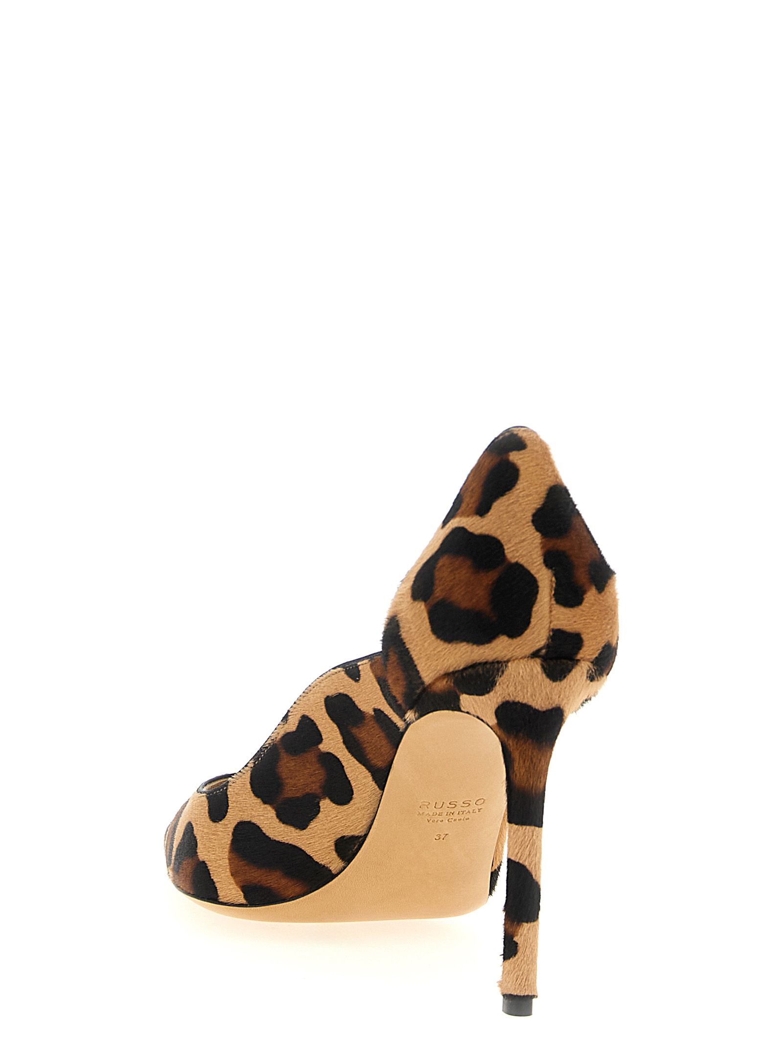 Goatskin High Heel Women's Pumps - Francesco Russo - Modalova