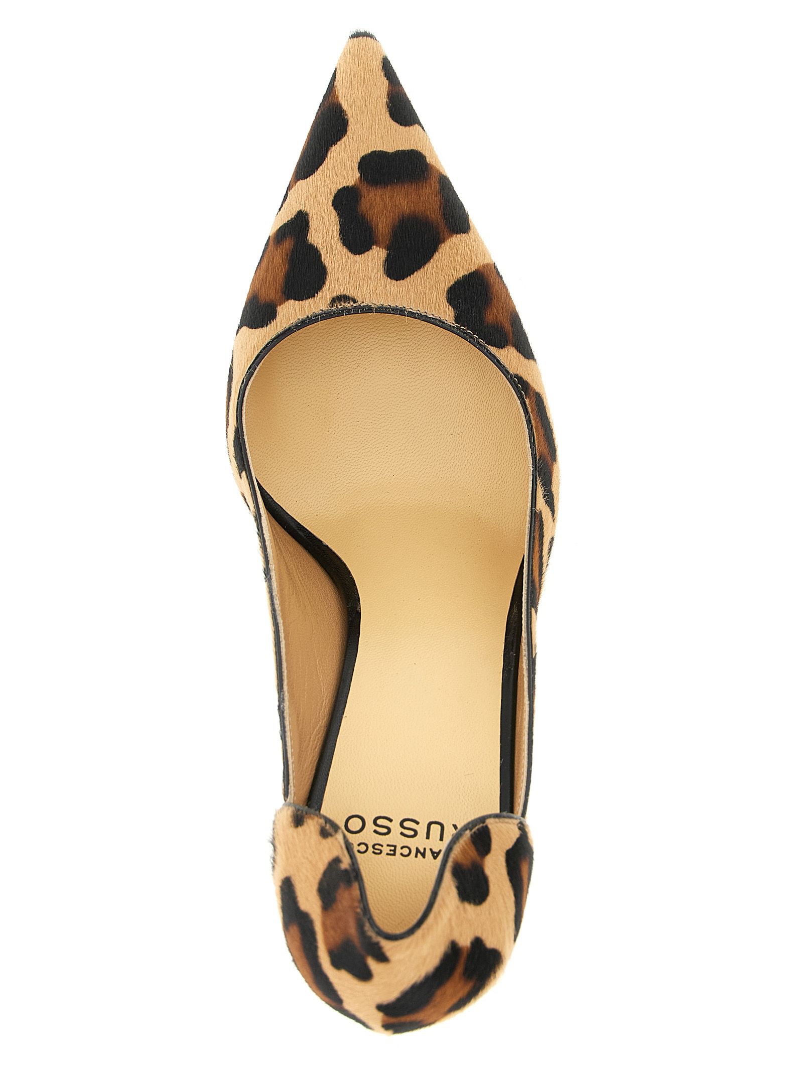 Goatskin High Heel Women's Pumps - Francesco Russo - Modalova