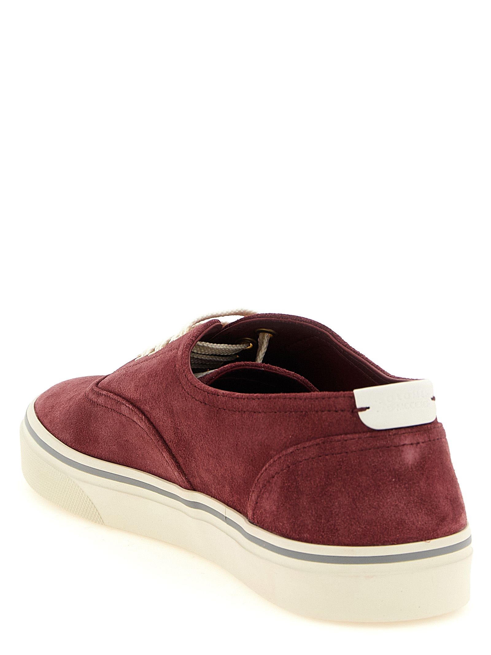 Calfskin Low Top Men's Sneakers - Brunello Cucinelli - Modalova