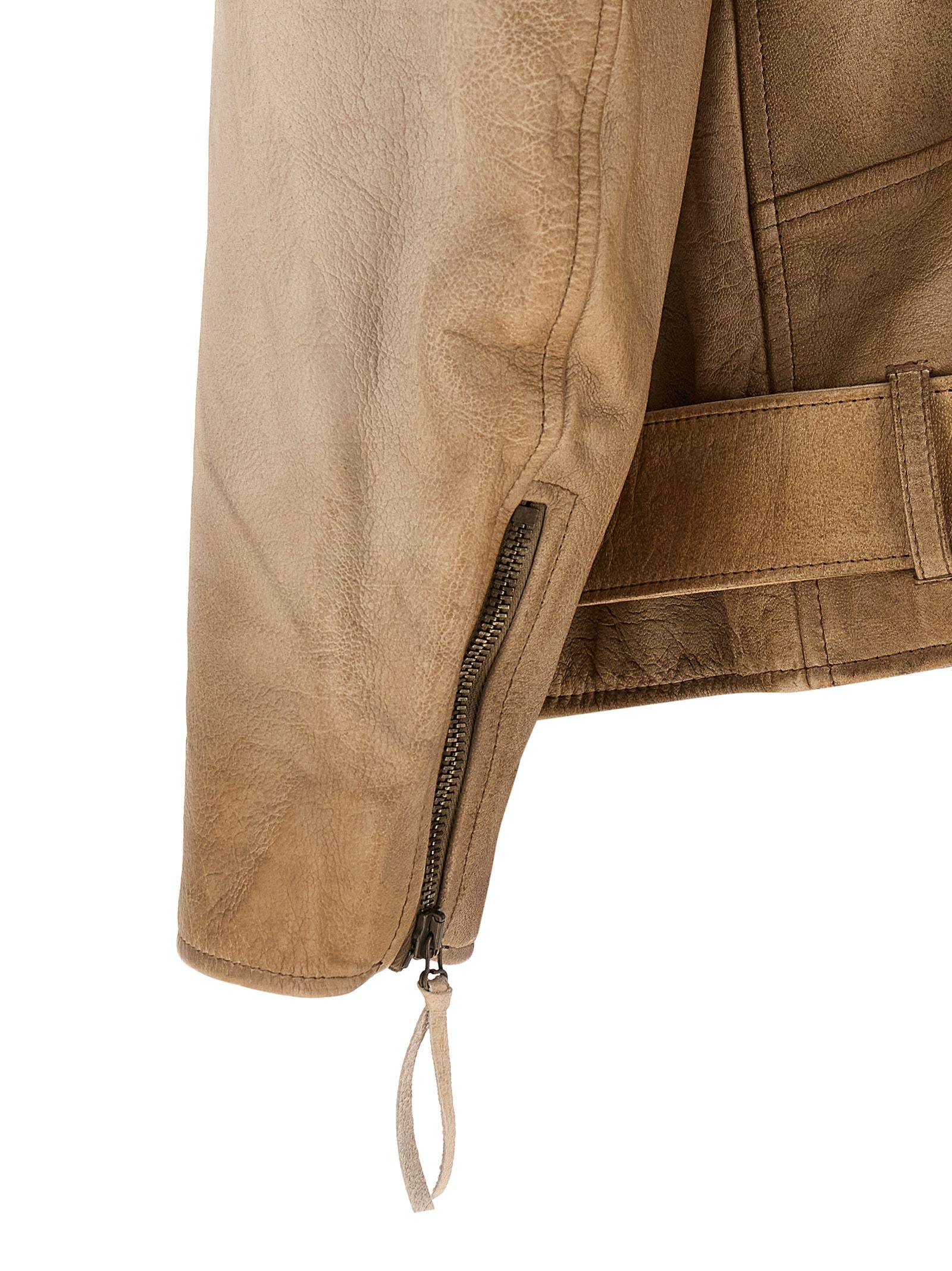 Buffalo Leather Leather Men's Jacket - Golden Goose - Modalova