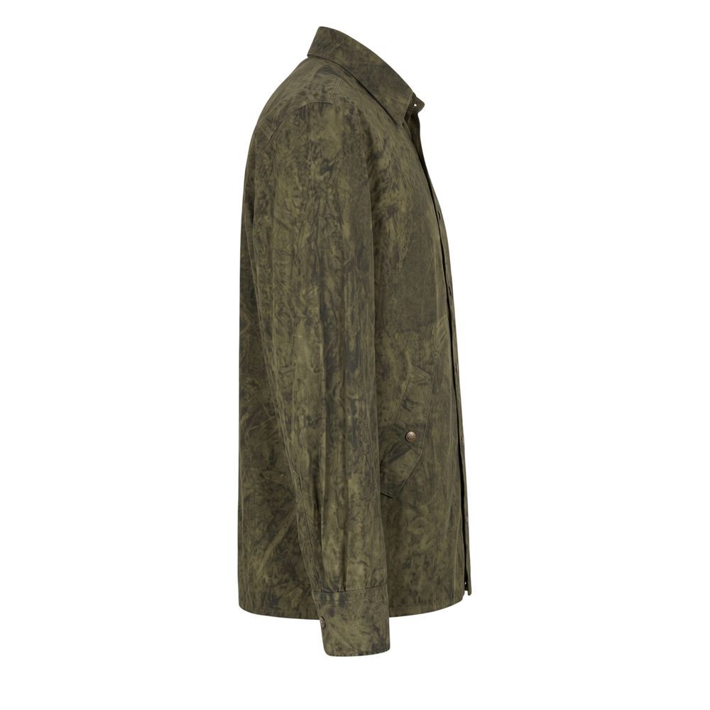 Green Viscose Men's Men's Shirt - Mr&Mrs Italy - Modalova