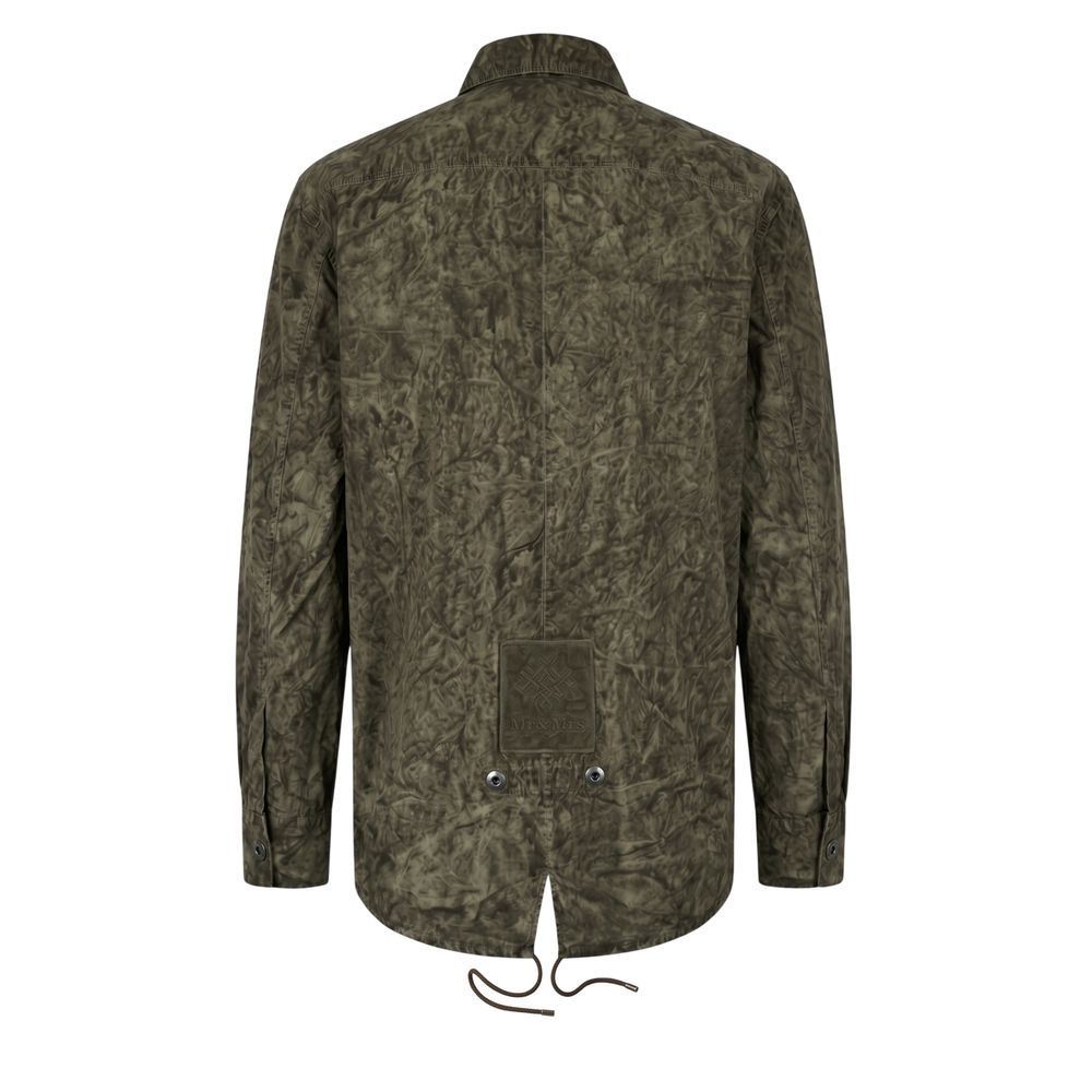 Green Viscose Men's Men's Shirt - Mr&Mrs Italy - Modalova