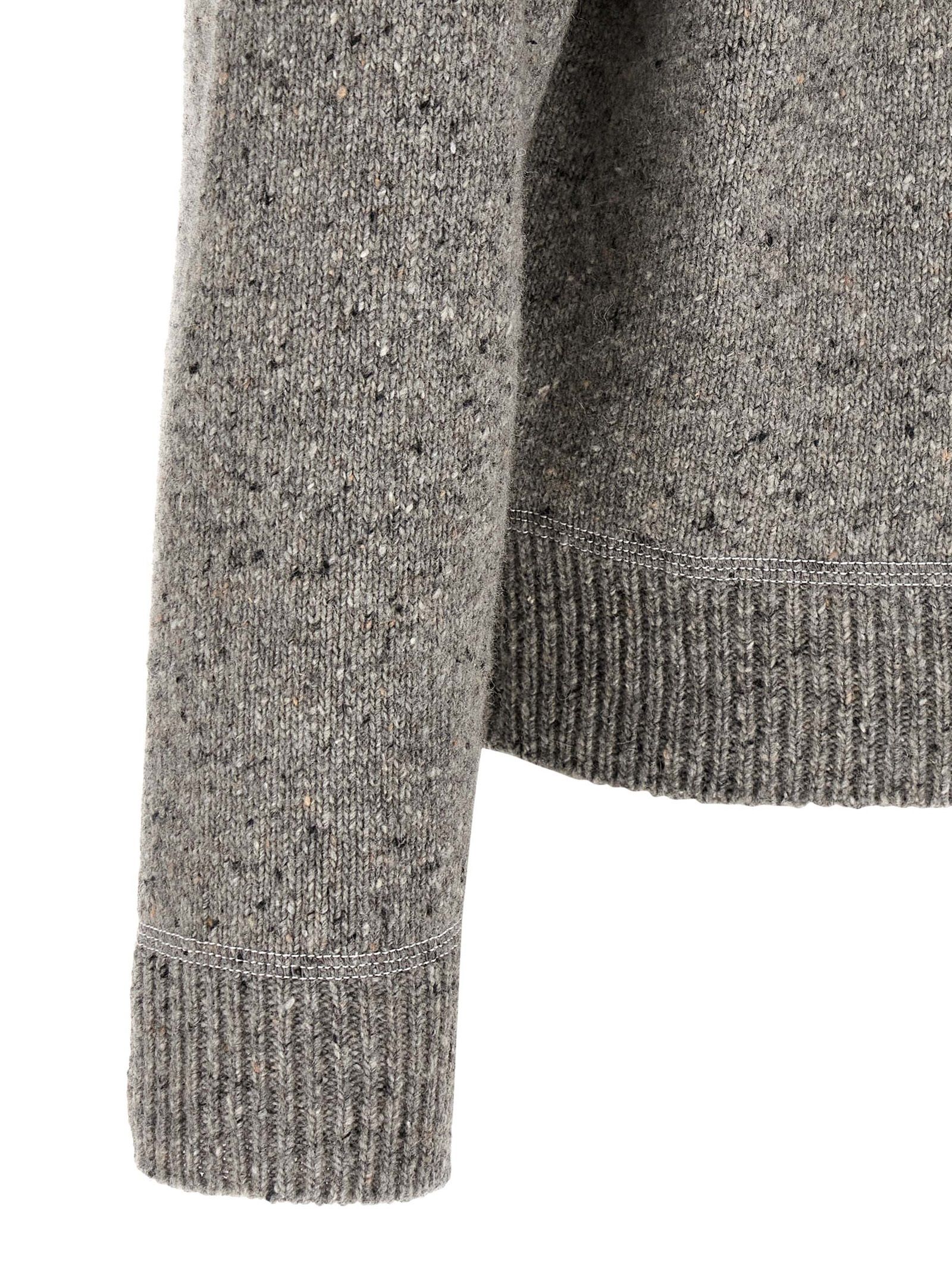 Dsquared² Gray Wool Men's Cardigan - Dsquared² - Modalova
