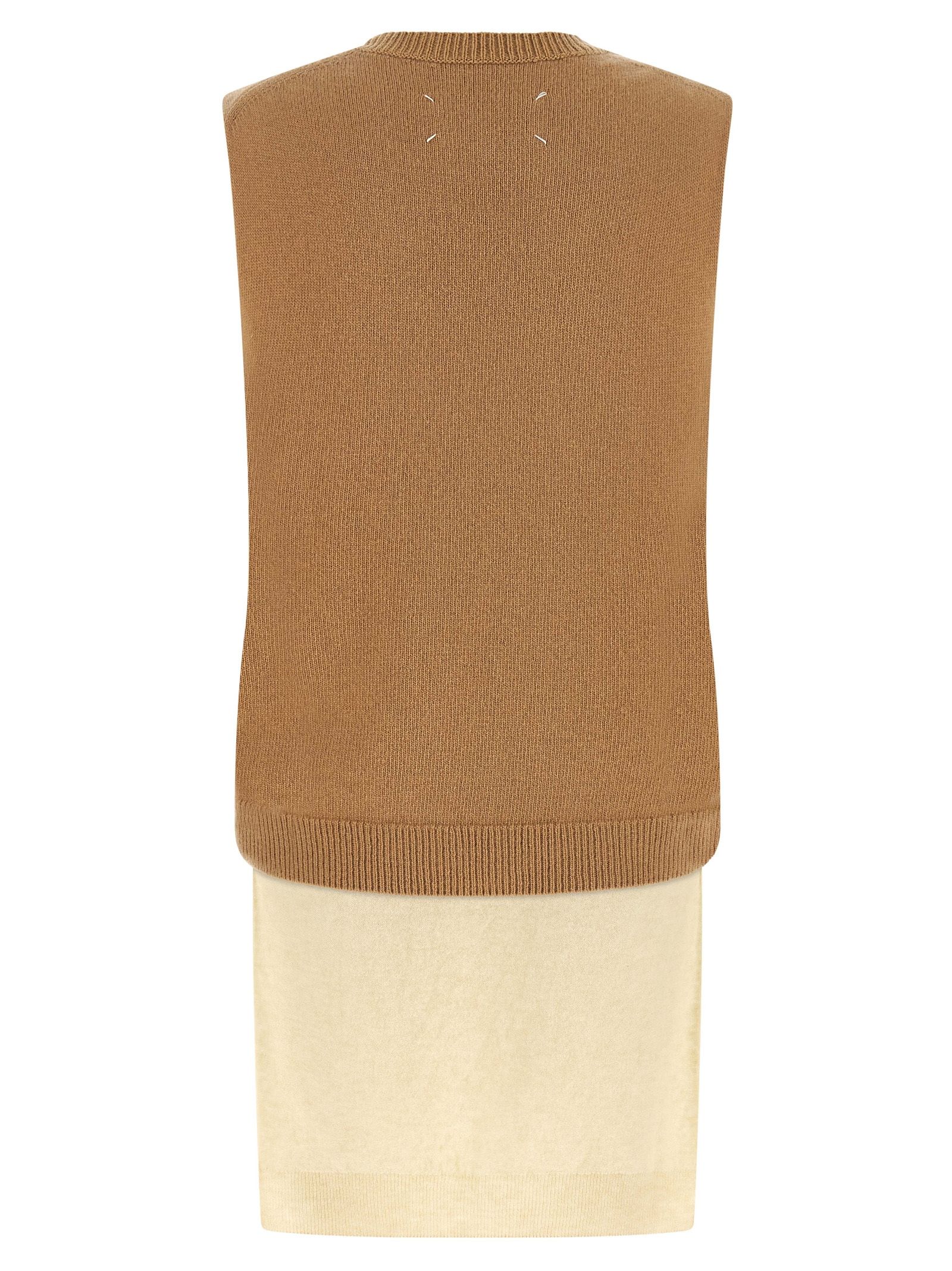 Virgin Wool Sleeveless Women's Jacket - Maison Margiela - Modalova