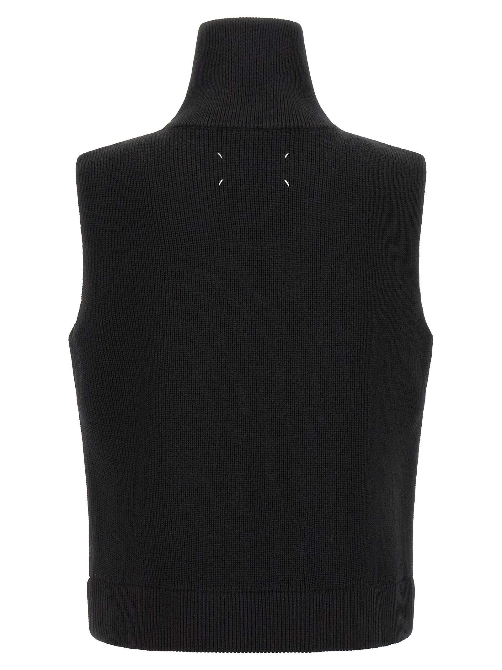 Wool Sleeveles Men's Sweater - Maison Margiela - Modalova