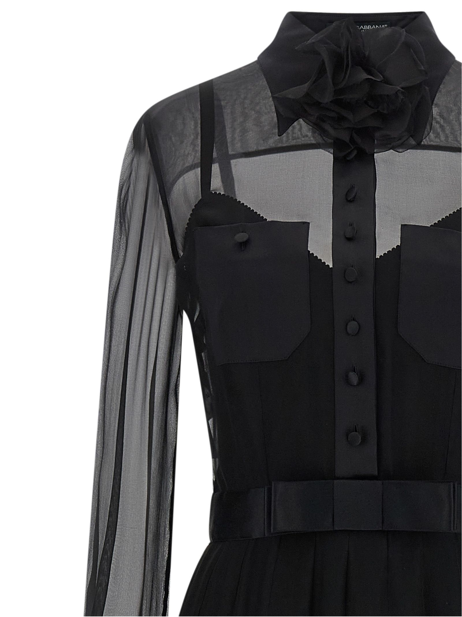 Silk Midi Women's Dress - Dolce & Gabbana - Modalova