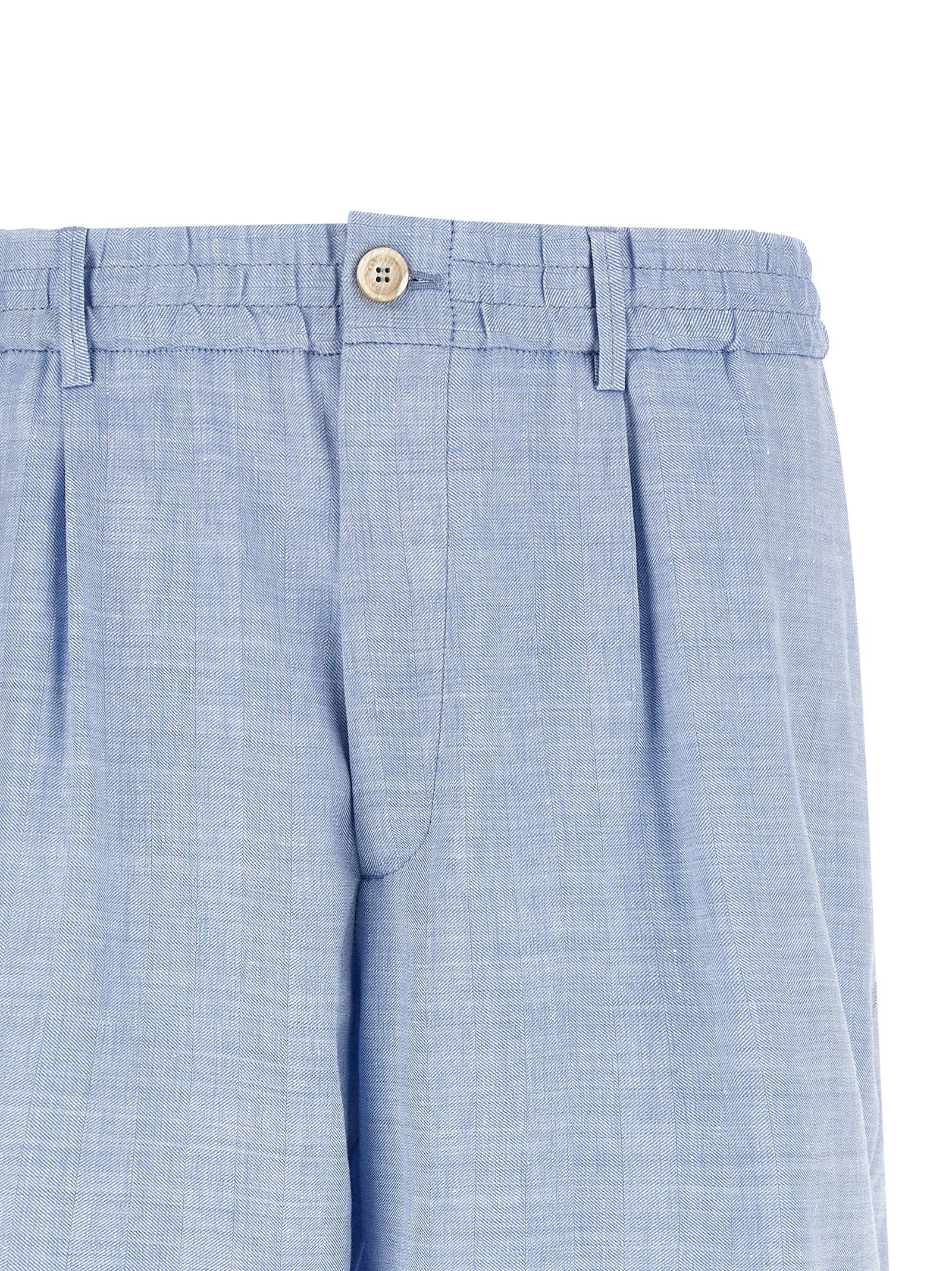 Linen Bermuda Men's Shorts - Brunello Cucinelli - Modalova