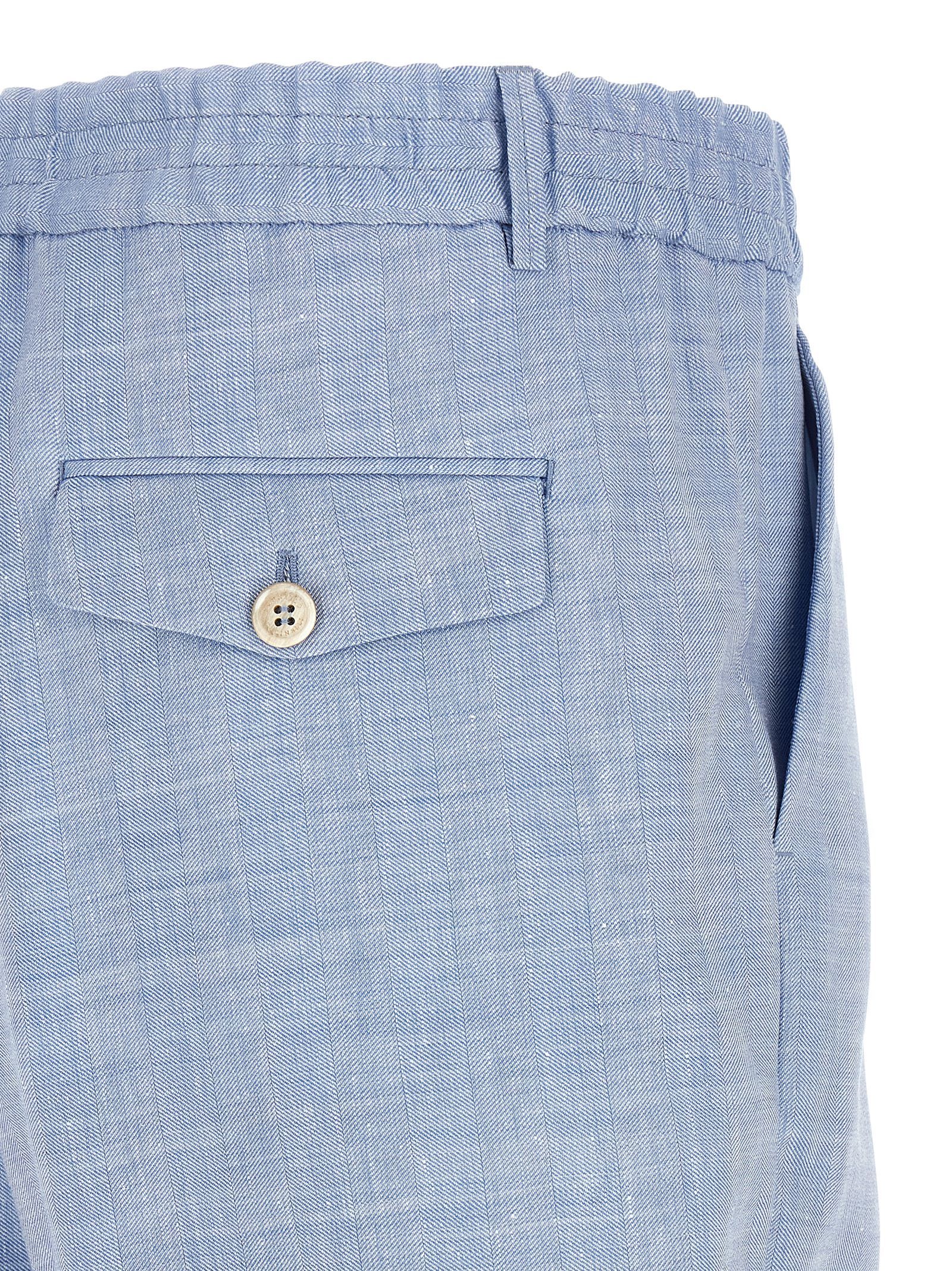 Linen Bermuda Men's Shorts - Brunello Cucinelli - Modalova