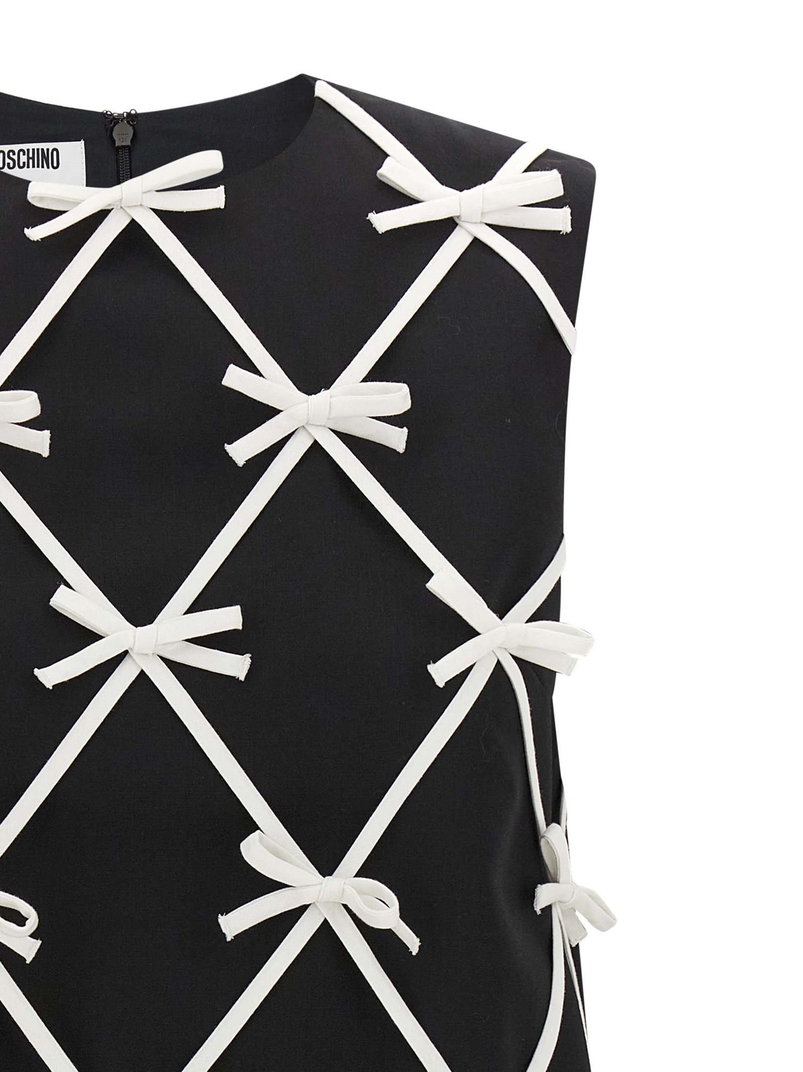 Virgin Wool Short Women's Dress - Moschino - Modalova