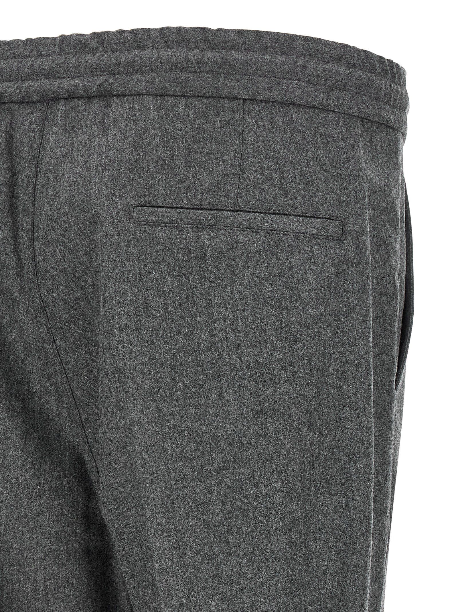 Virgin Wool Casual Men's Pants - Brunello Cucinelli - Modalova