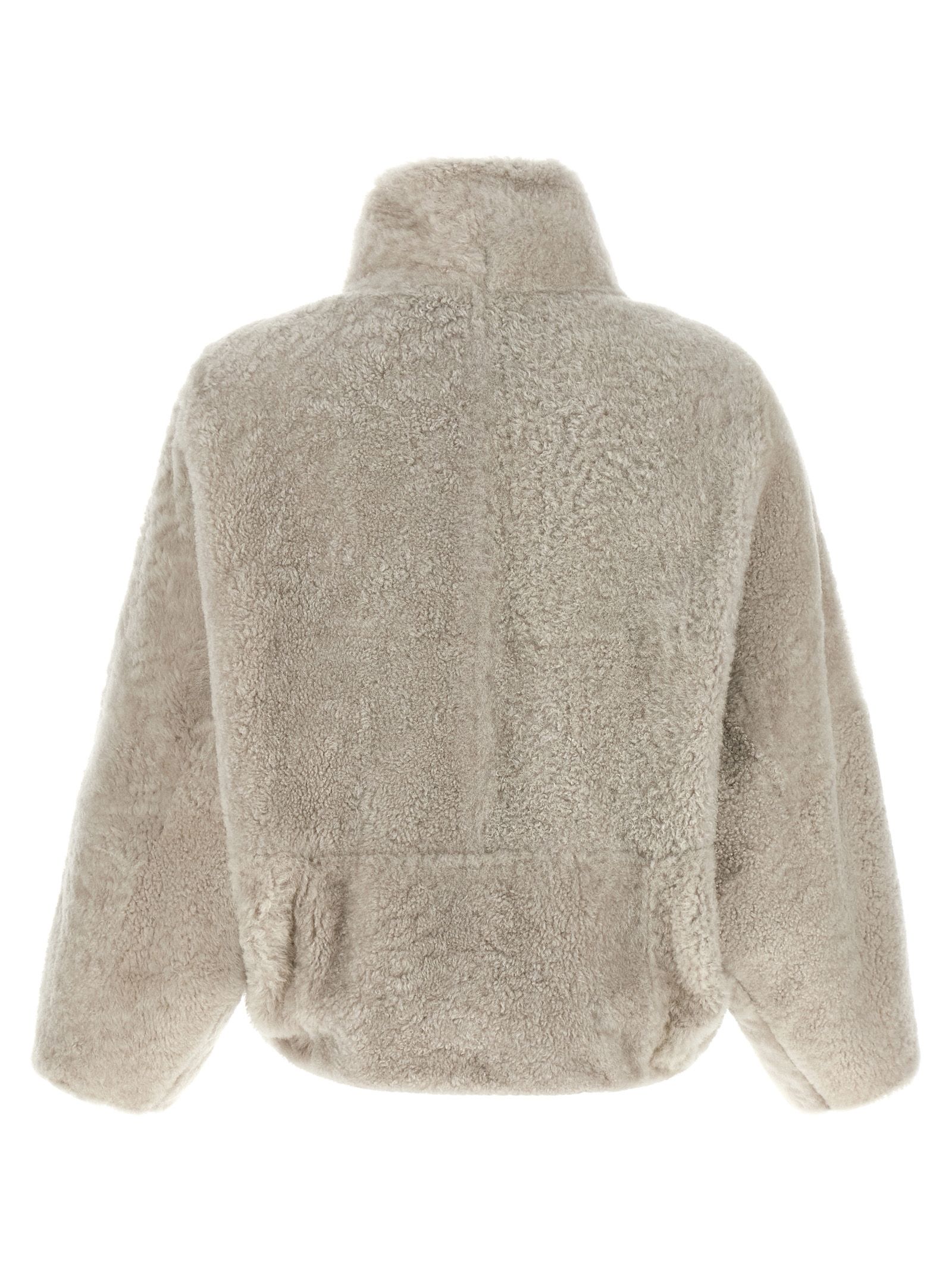 Lamb Leather Full-Length Women's Jacket - Brunello Cucinelli - Modalova