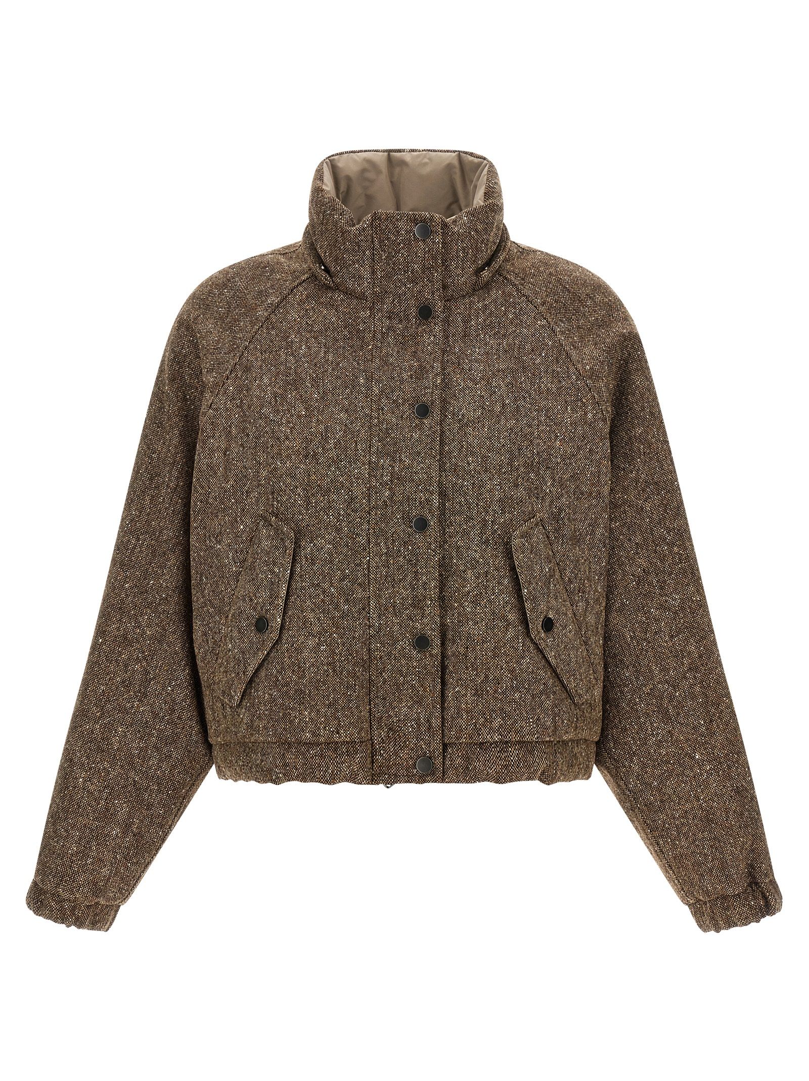 Virgin Wool Full-Length Women's Jacket - Brunello Cucinelli - Modalova