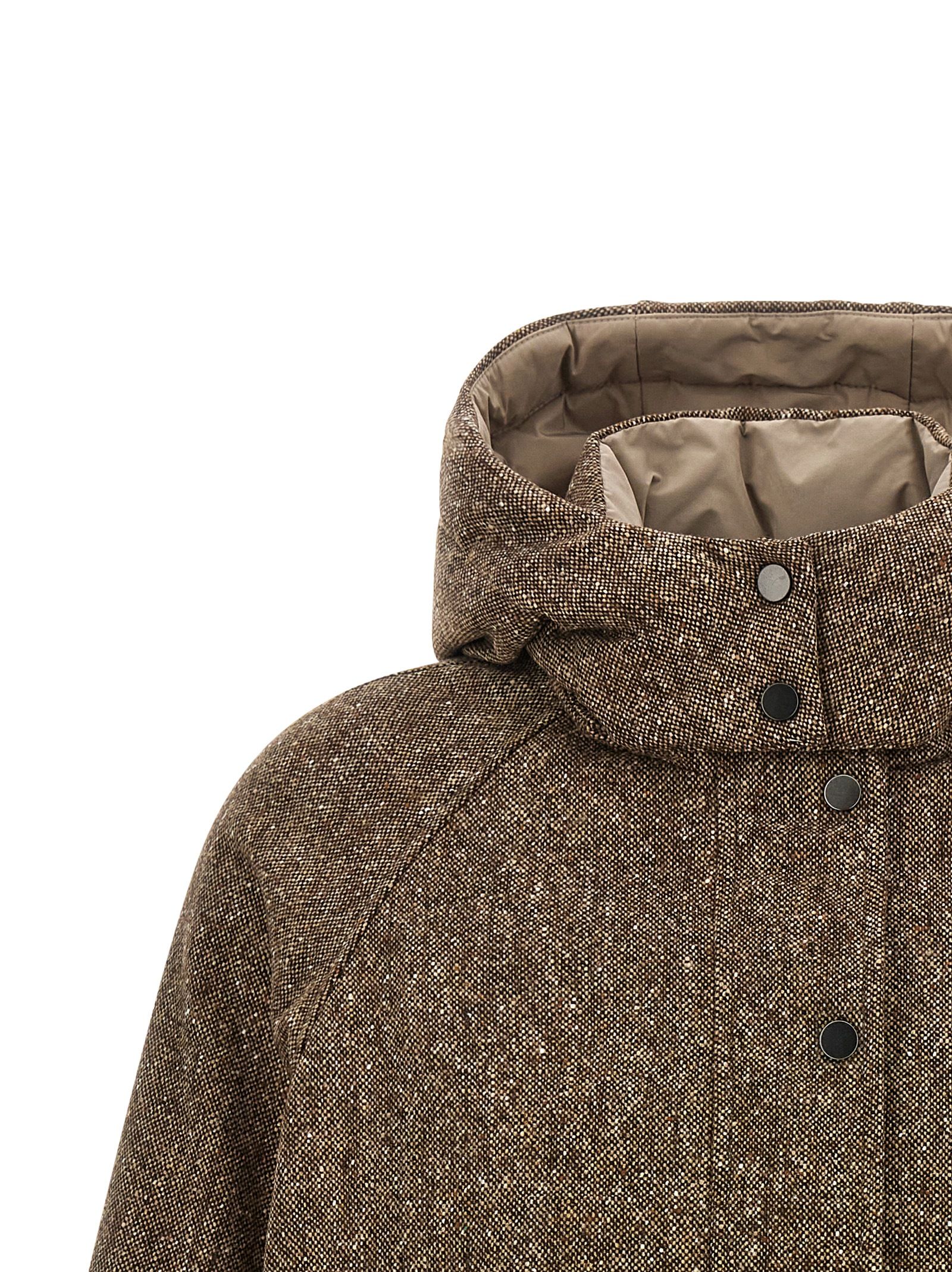 Virgin Wool Full-Length Women's Jacket - Brunello Cucinelli - Modalova