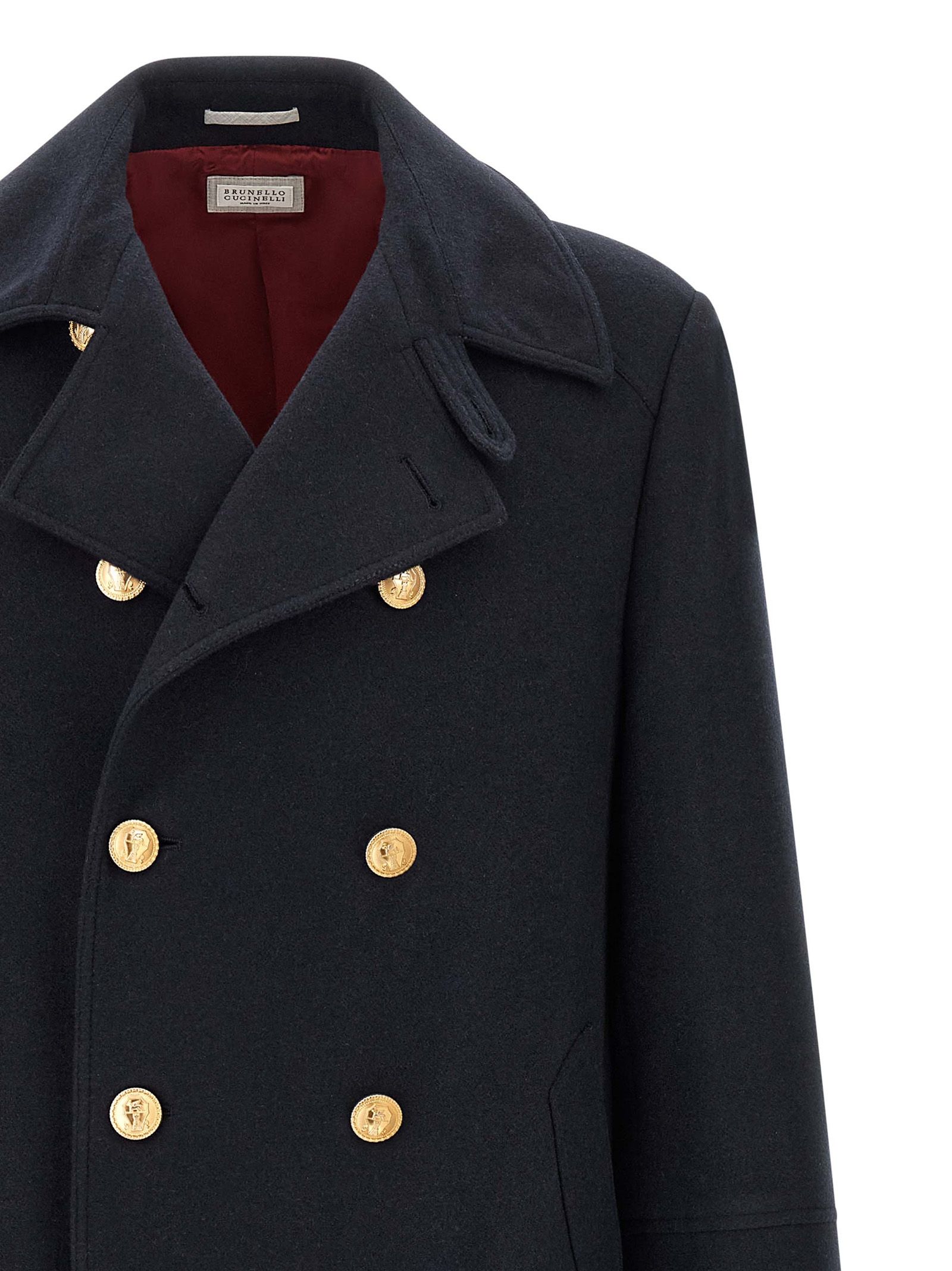Cashmere Men's Coat - Brunello Cucinelli - Modalova