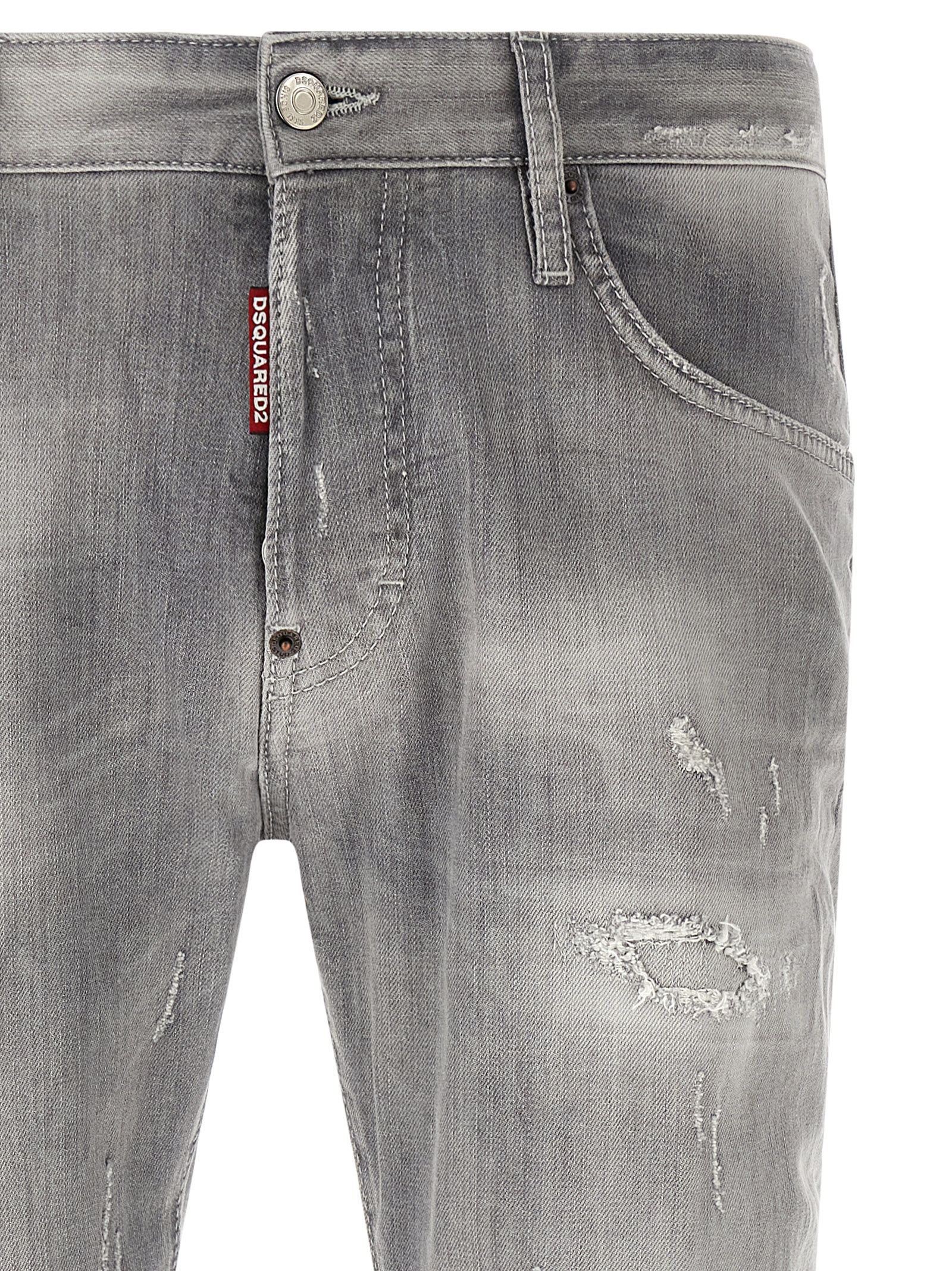 Cotton Tapered Men's Jeans - Dsquared² - Modalova