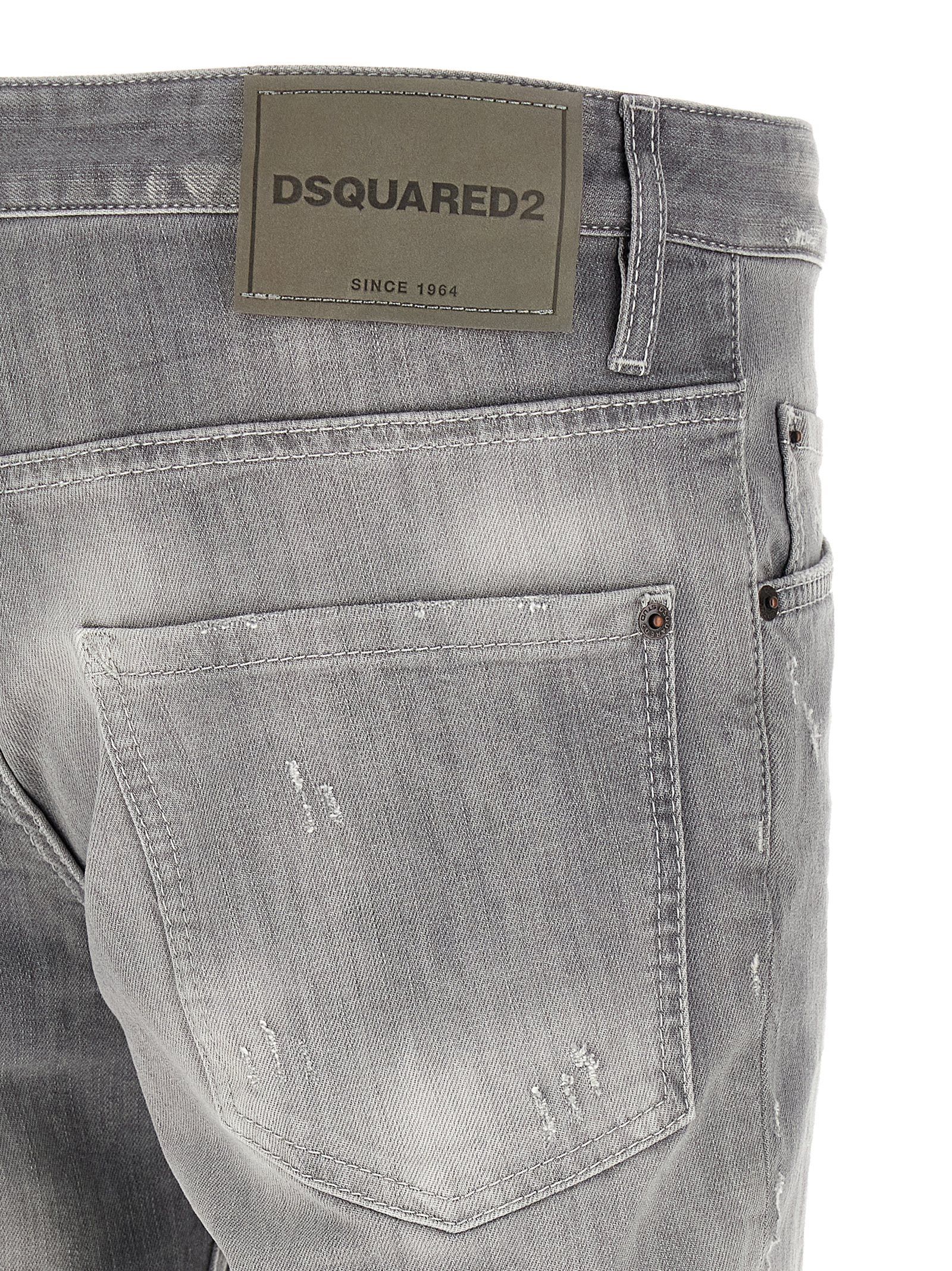 Cotton Tapered Men's Jeans - Dsquared² - Modalova