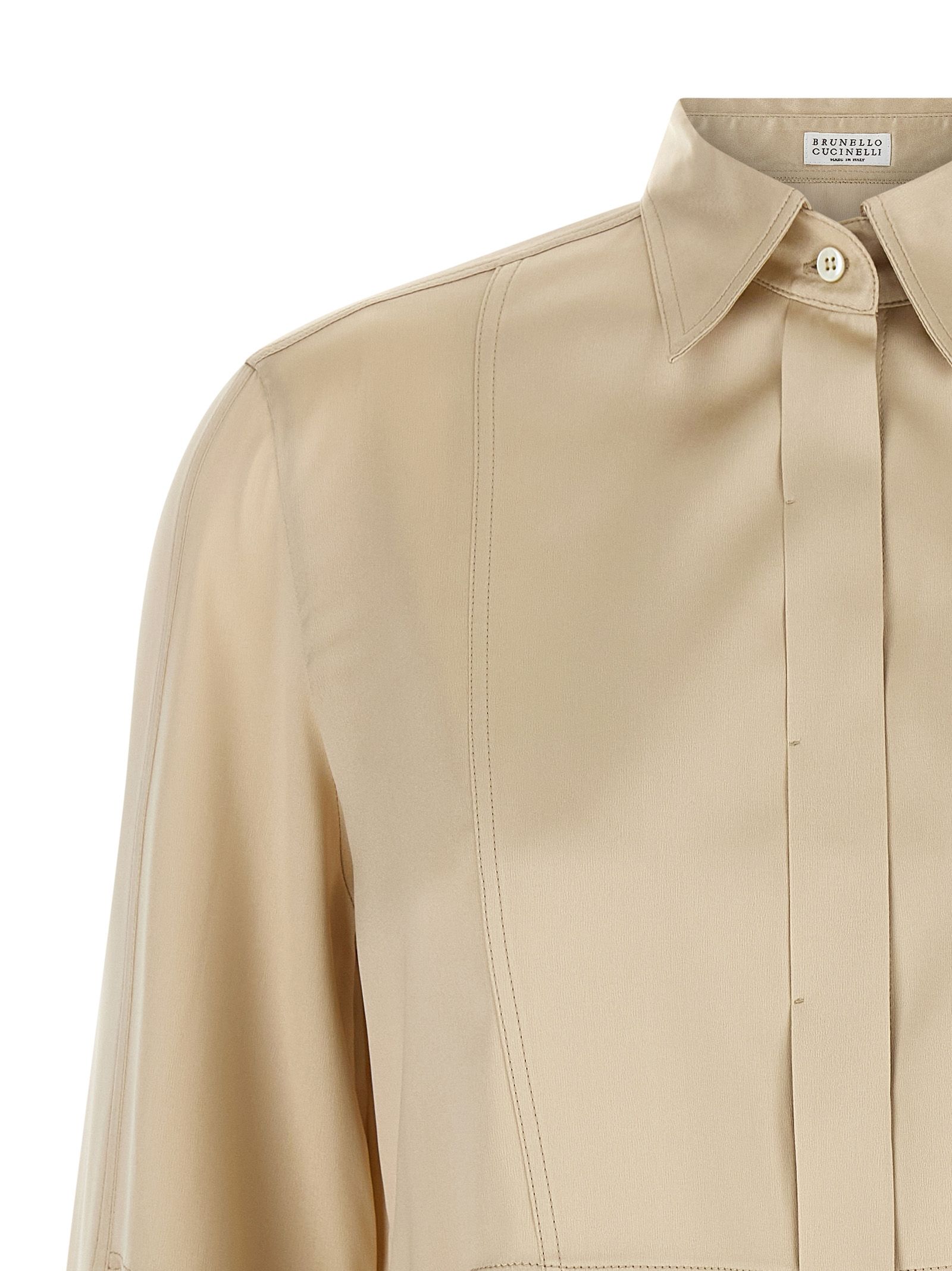 Silk Women's Blouse - Brunello Cucinelli - Modalova