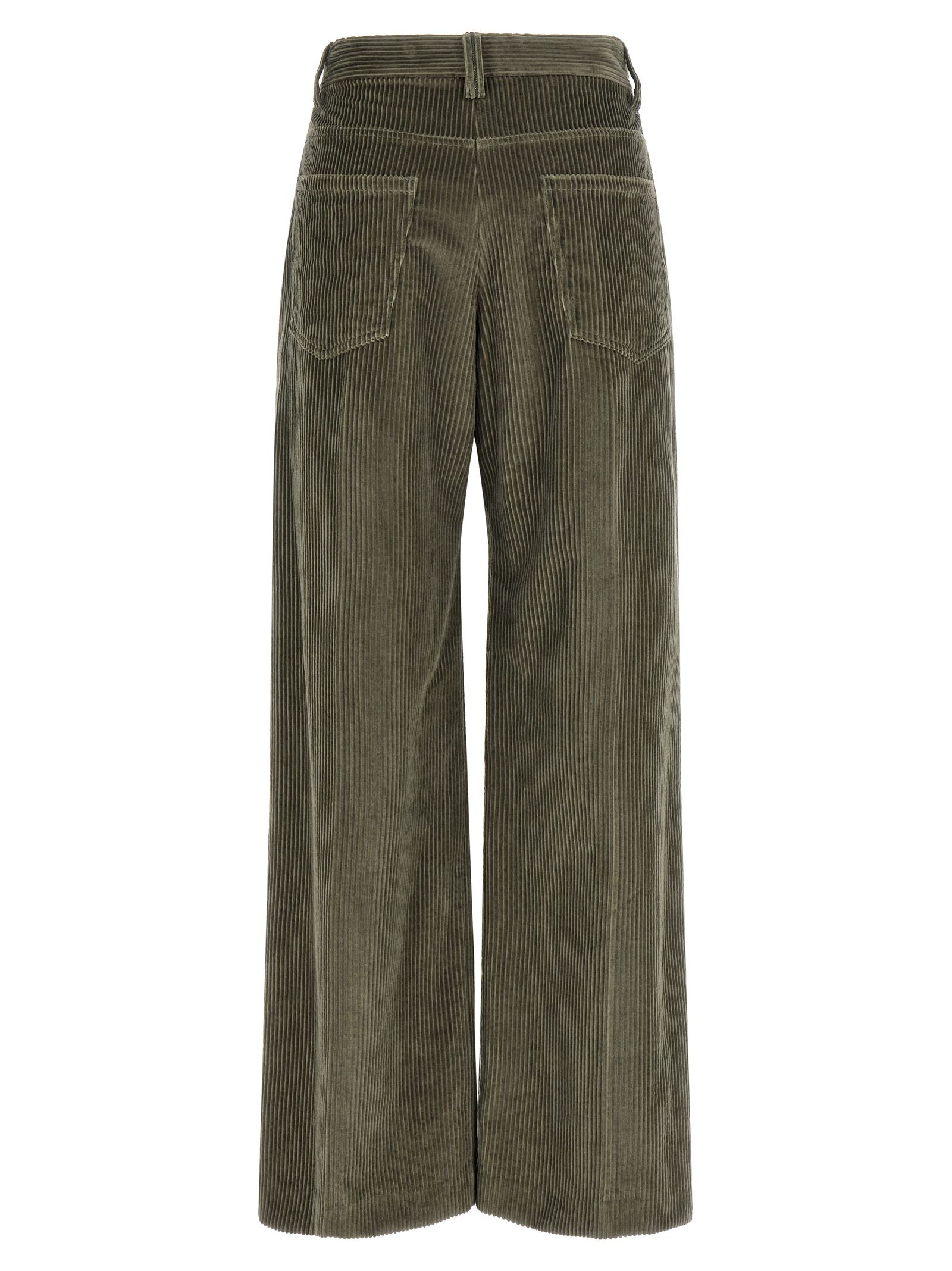 Cotton Flared Women's Pants - Brunello Cucinelli - Modalova