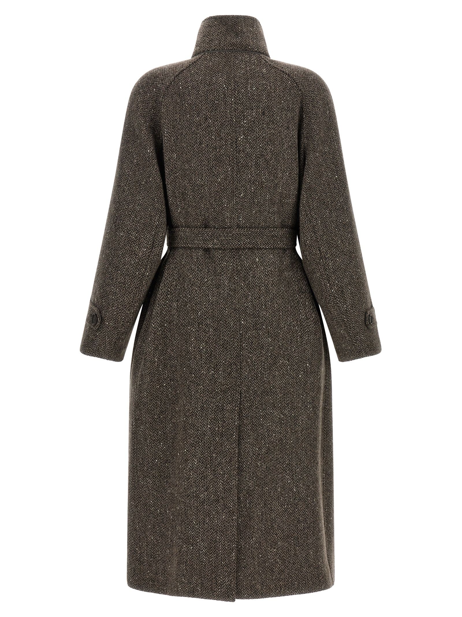Virgin Wool Women's Coat - Brunello Cucinelli - Modalova