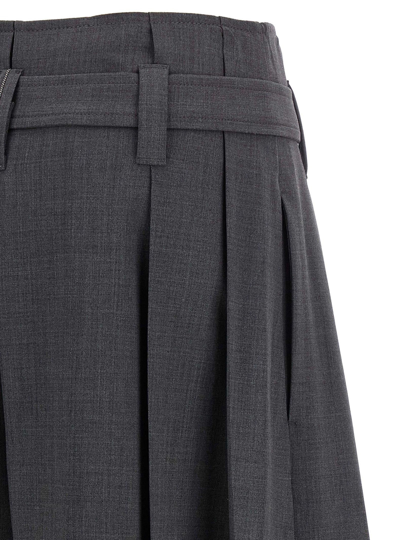 Virgin Wool Bermuda Women's Shorts - Brunello Cucinelli - Modalova