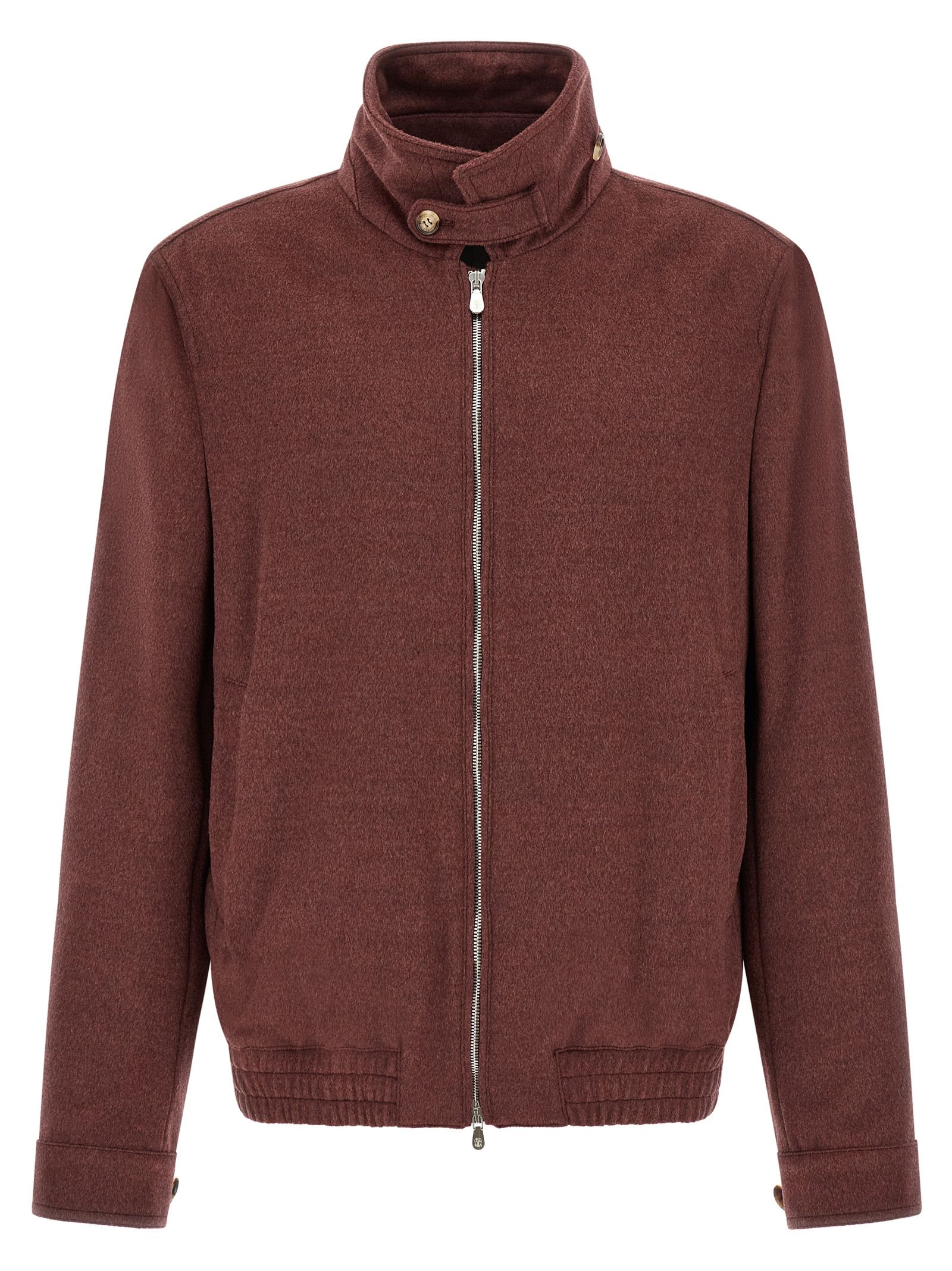 Virgin Wool Men's Bomber - Brunello Cucinelli - Modalova