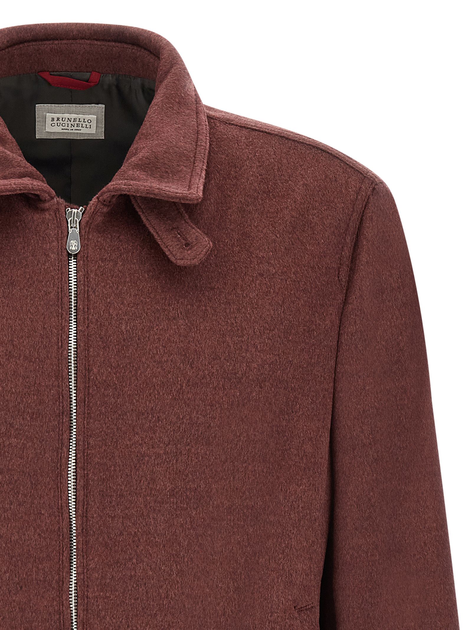 Virgin Wool Men's Bomber - Brunello Cucinelli - Modalova