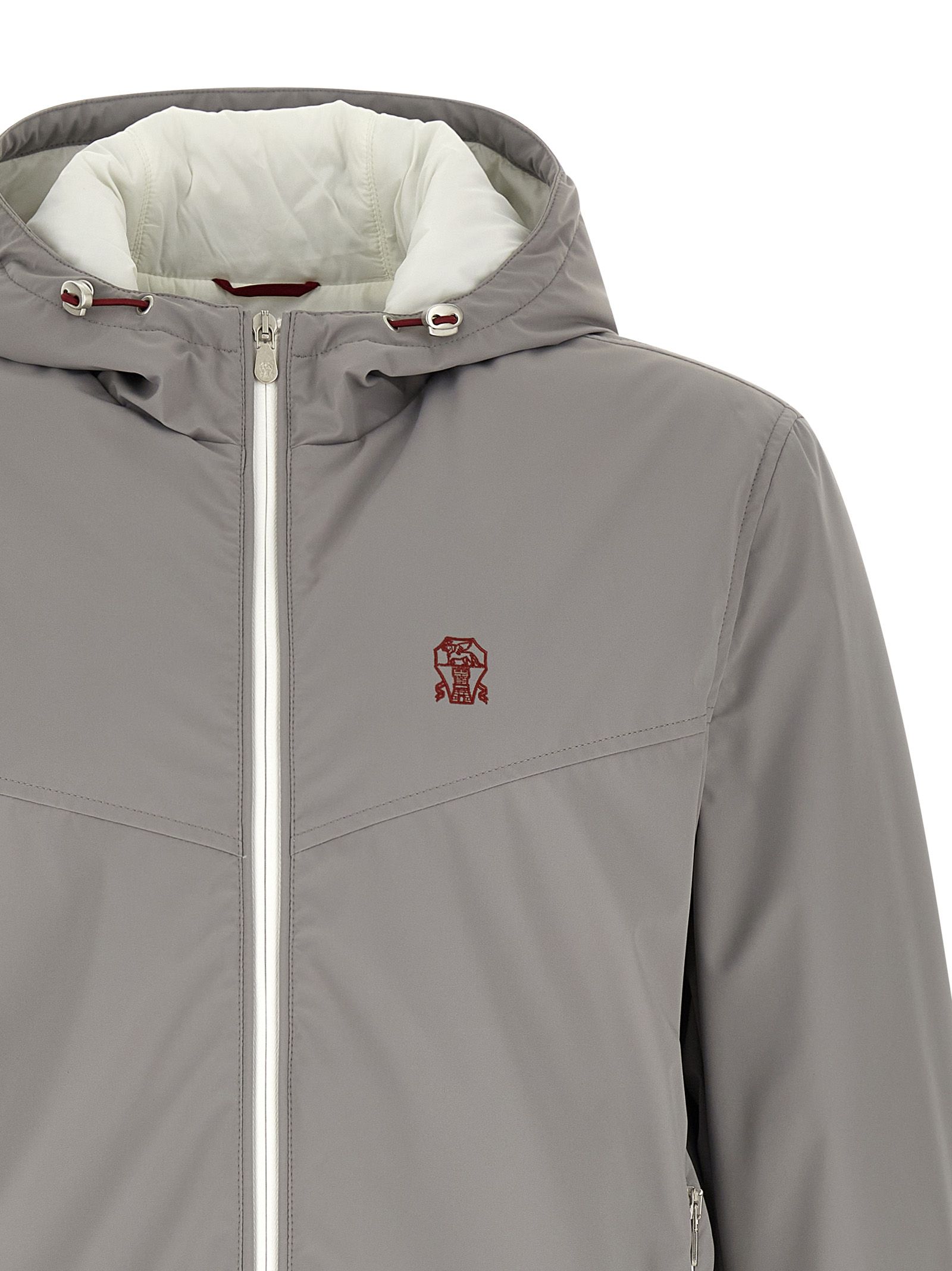 Polyamide Shell Men's Jacket - Brunello Cucinelli - Modalova