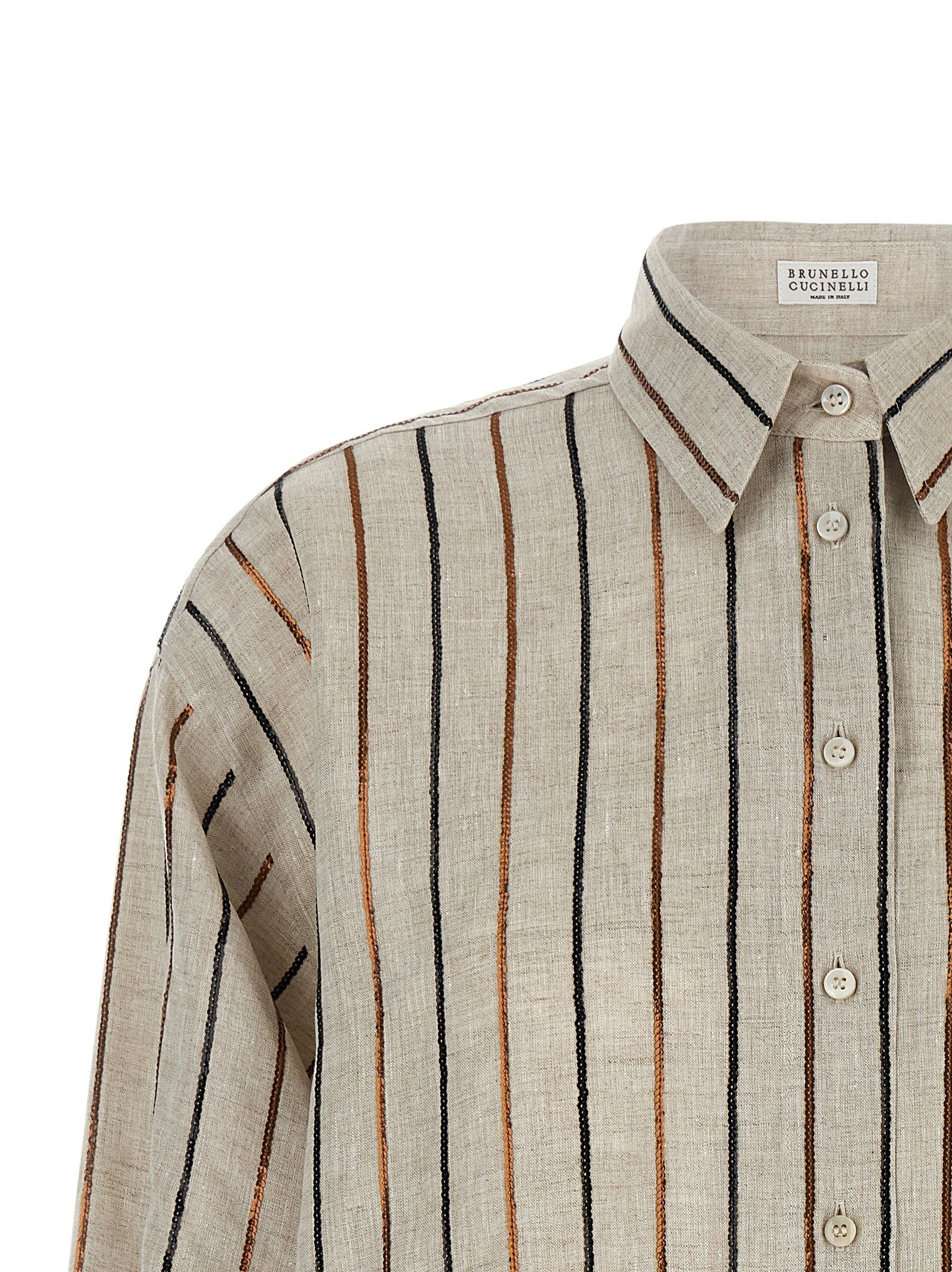 Linen Women's Blouse - Brunello Cucinelli - Modalova