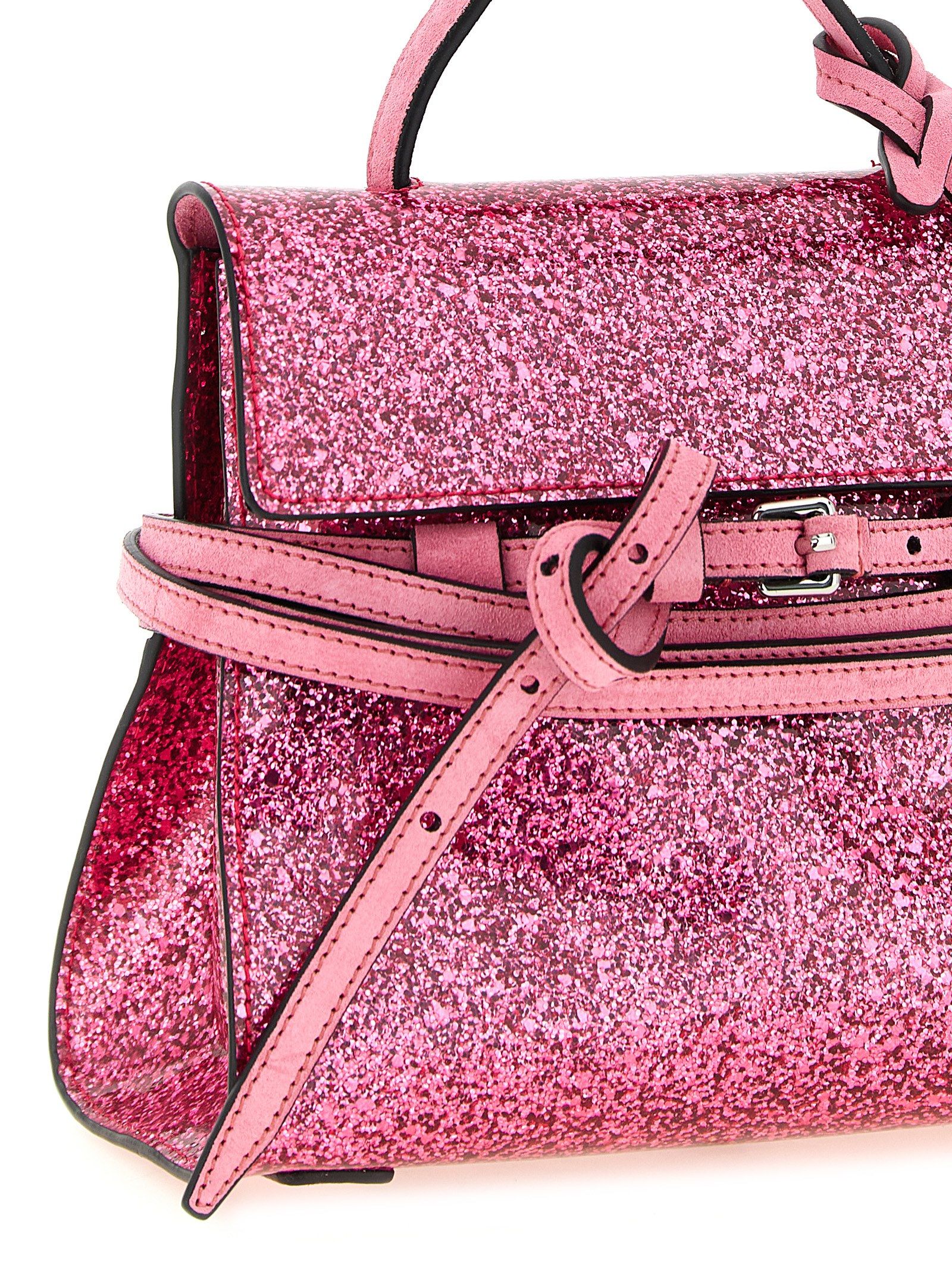 Leather Women's Handbag - Moschino - Modalova